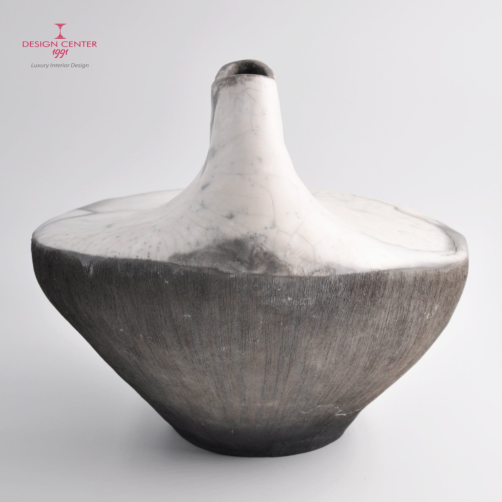 CARLOTTA - Vaso scultura in ceramica raku - Pezzo unico di Nino Basso