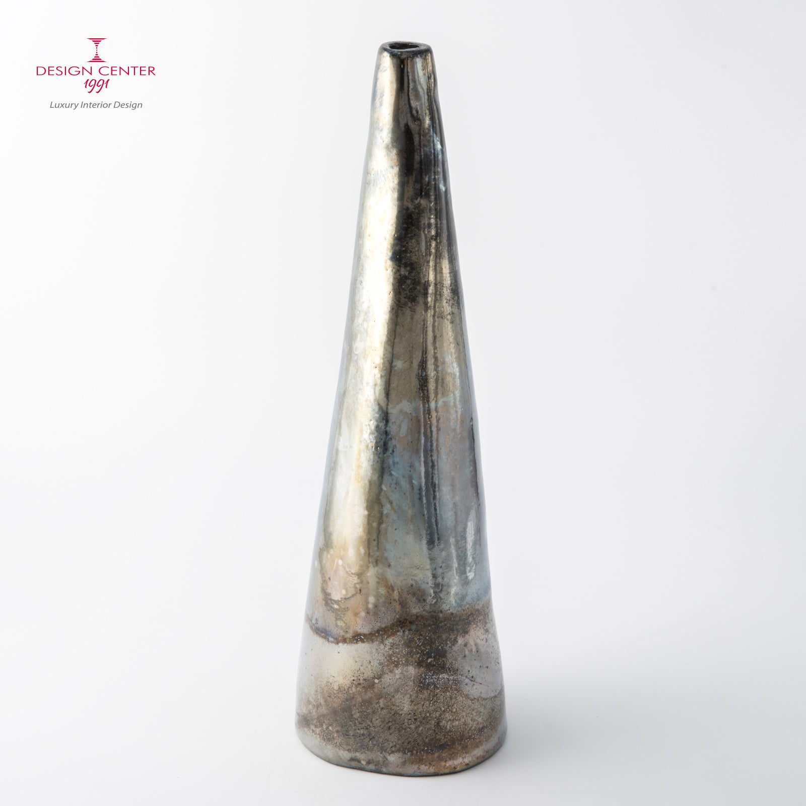SOLE NOTTURNO  #1 - Vaso scultura in ceramica raku - Pezzo unico di Nino Basso
