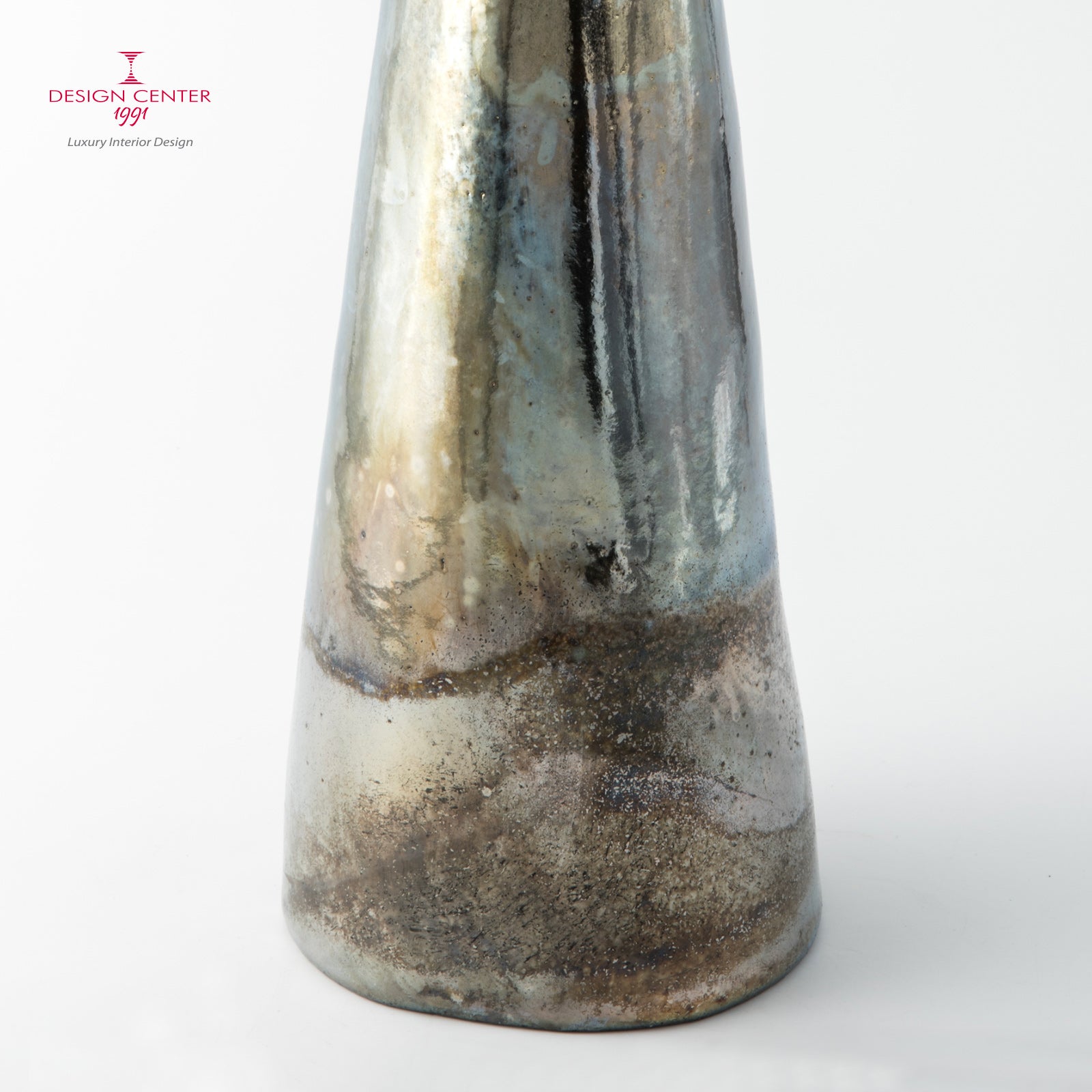SOLE NOTTURNO  #1 - Vaso scultura in ceramica raku - Pezzo unico di Nino Basso
