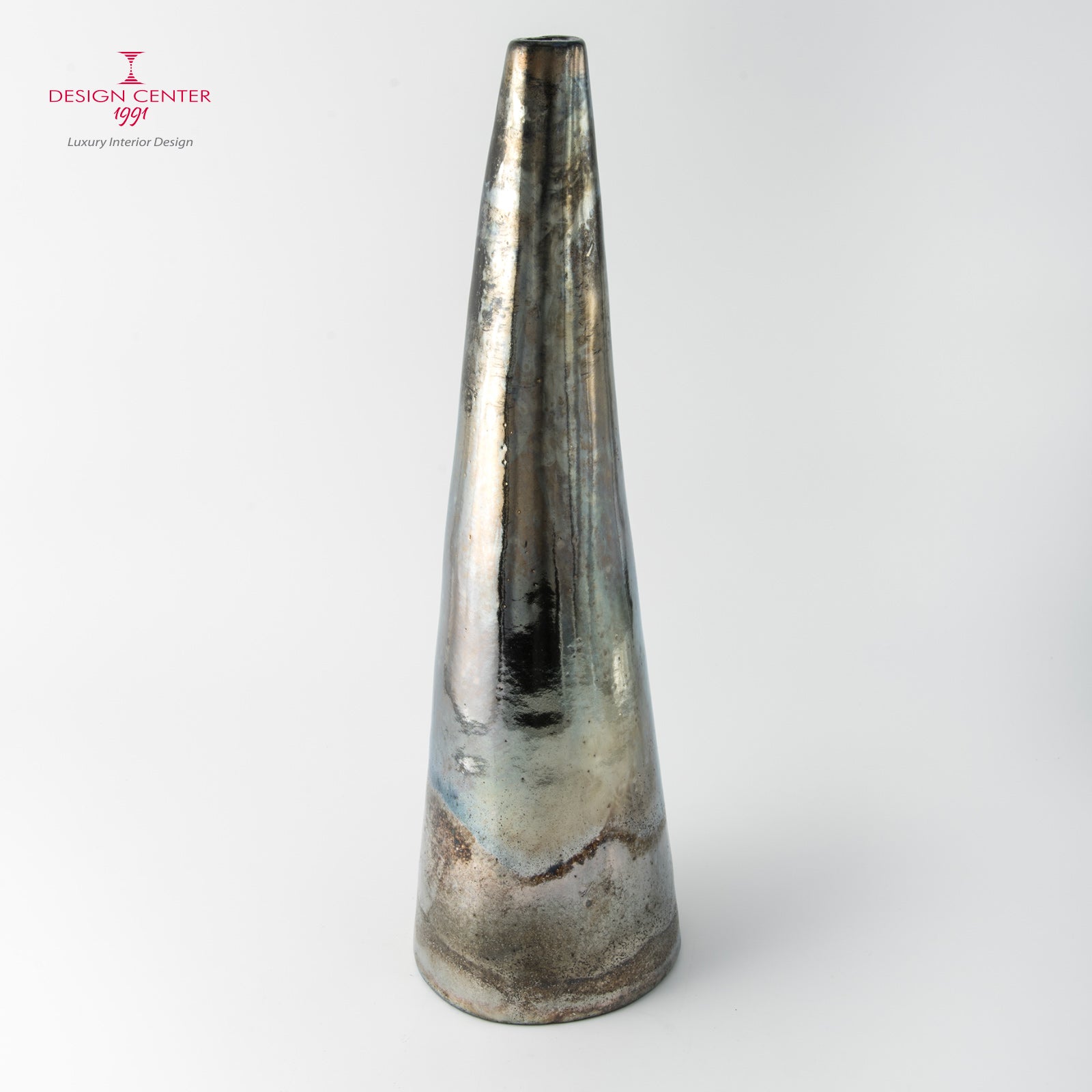 SOLE NOTTURNO  #1 - Vaso scultura in ceramica raku - Pezzo unico di Nino Basso