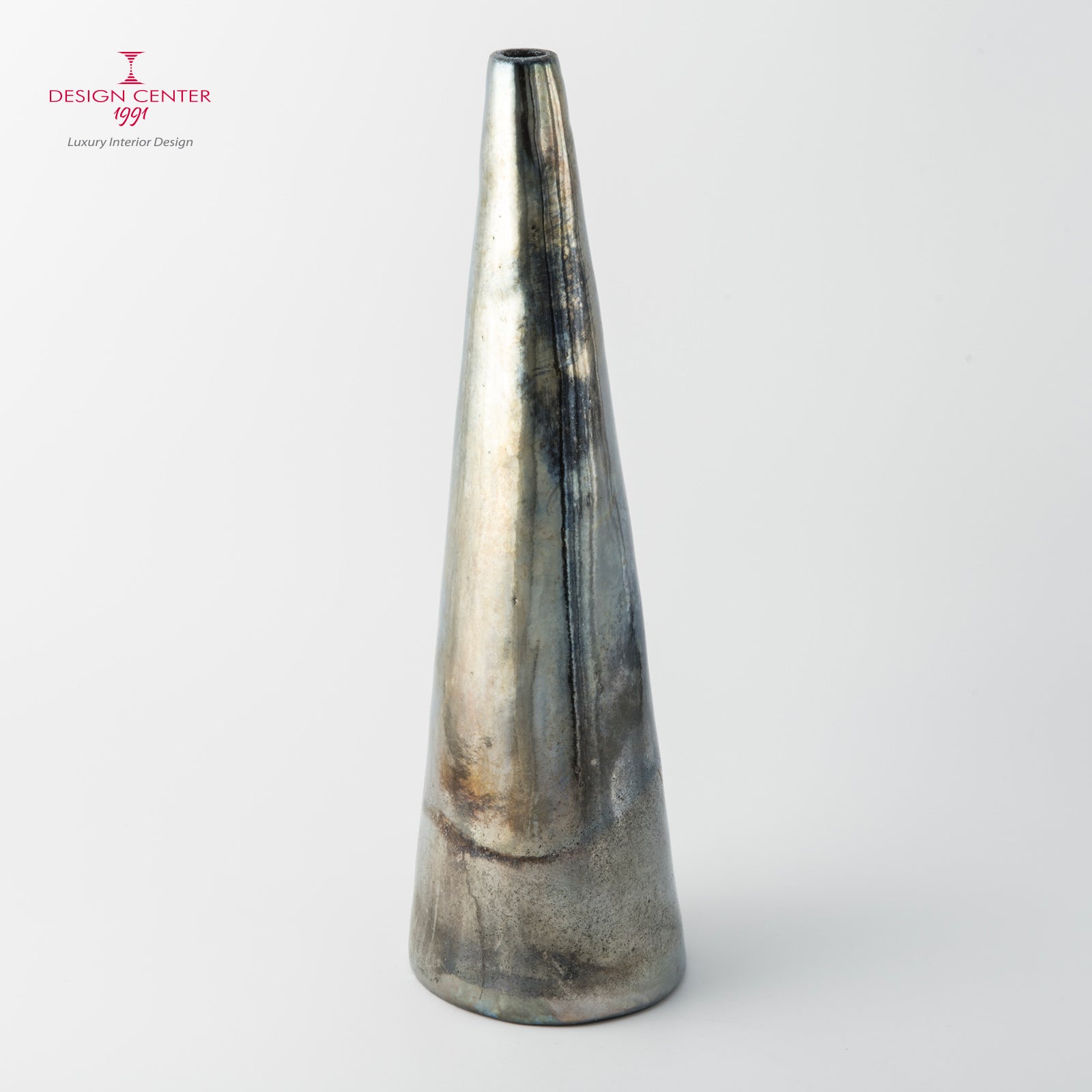 SOLE NOTTURNO #2 - Vaso scultura in ceramica raku - Pezzo unico di Nino Basso