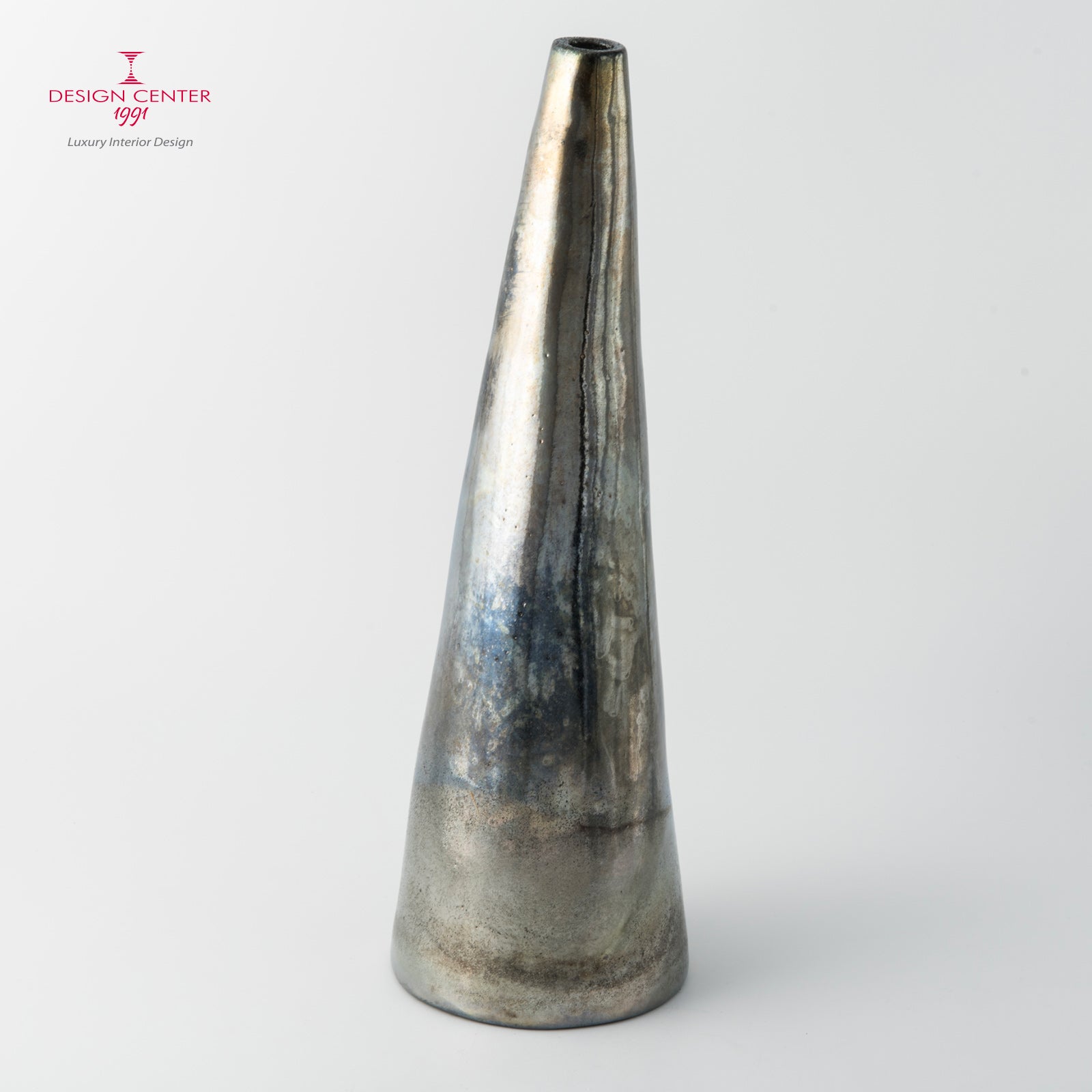 SOLE NOTTURNO #2 - Vaso scultura in ceramica raku - Pezzo unico di Nino Basso
