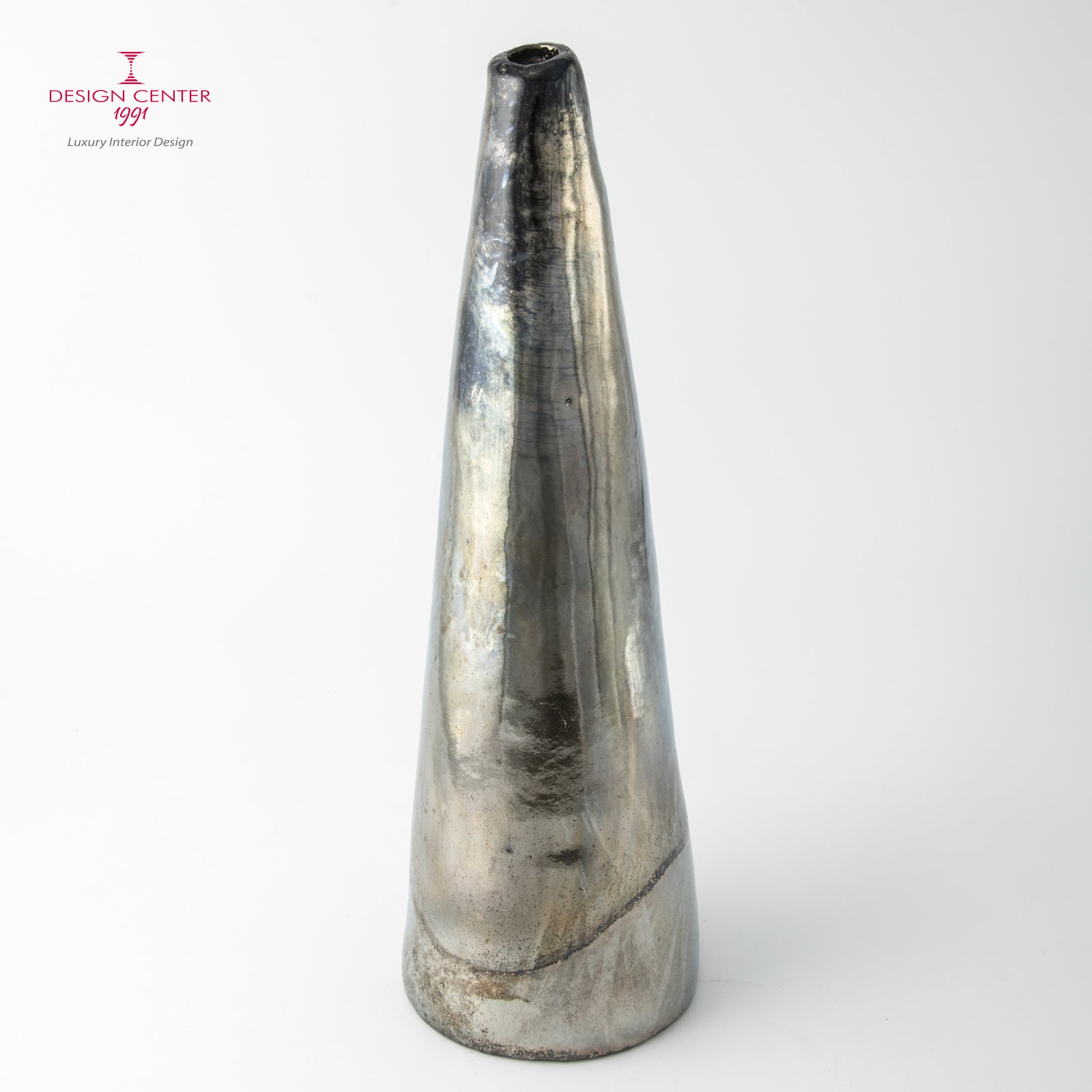 SOLE NOTTURNO  #3 - Vaso scultura in ceramica raku - Pezzo unico di Nino Basso