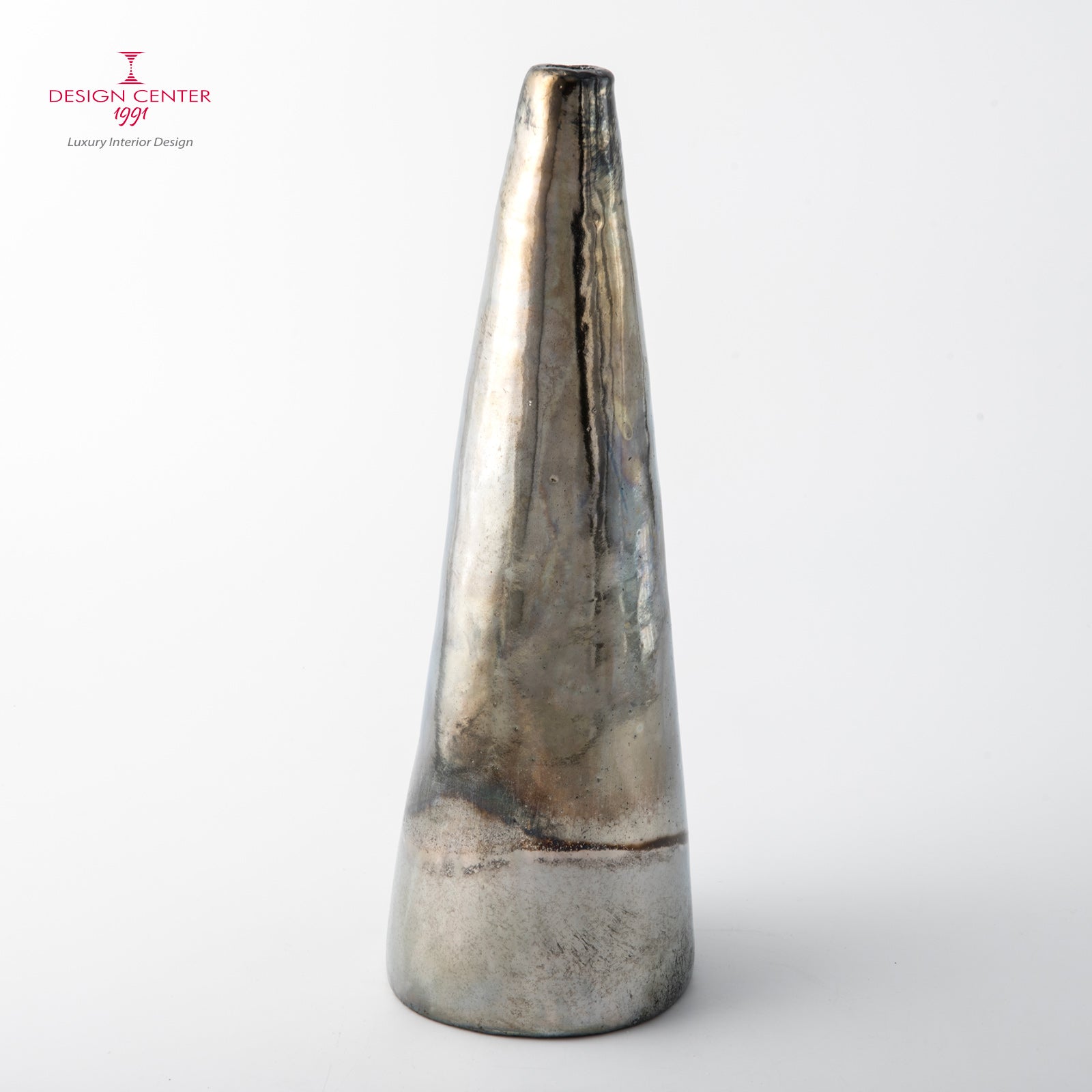 SOLE NOTTURNO  #3 - Vaso scultura in ceramica raku - Pezzo unico di Nino Basso