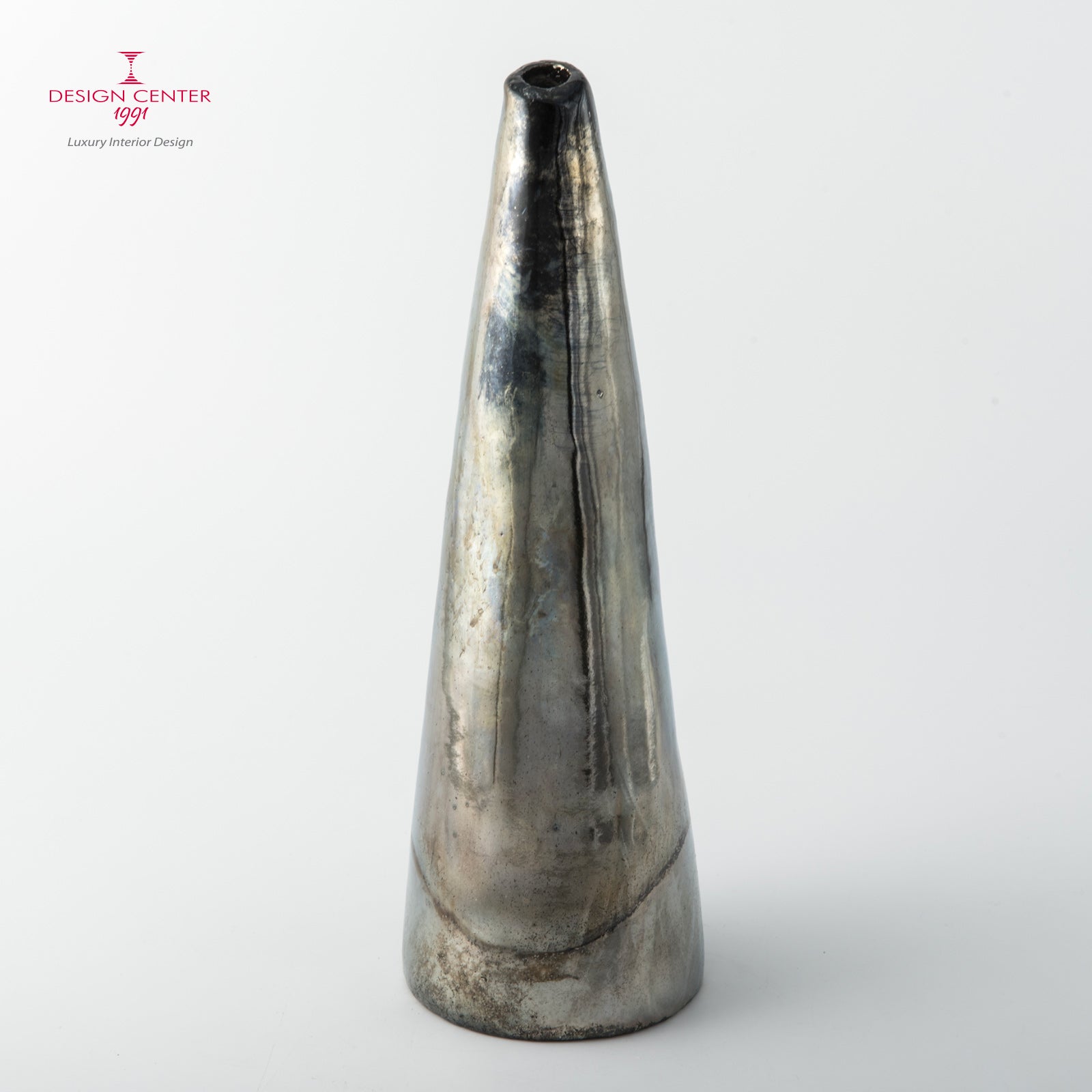 SOLE NOTTURNO  #3 - Vaso scultura in ceramica raku - Pezzo unico di Nino Basso