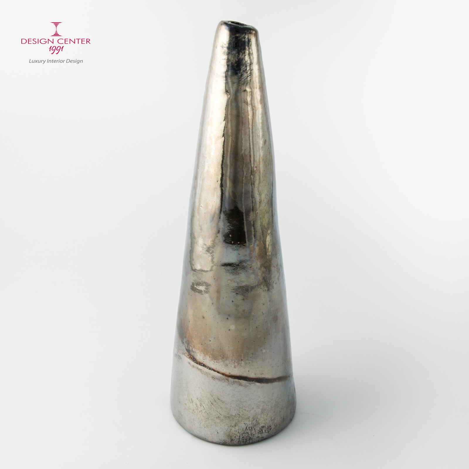 SOLE NOTTURNO  #3 - Vaso scultura in ceramica raku - Pezzo unico di Nino Basso