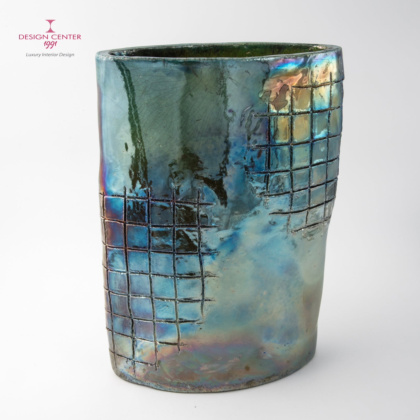 BAGLIORI A VENEZIA - Vaso scultura in ceramica raku - Pezzo unico di Nino Basso