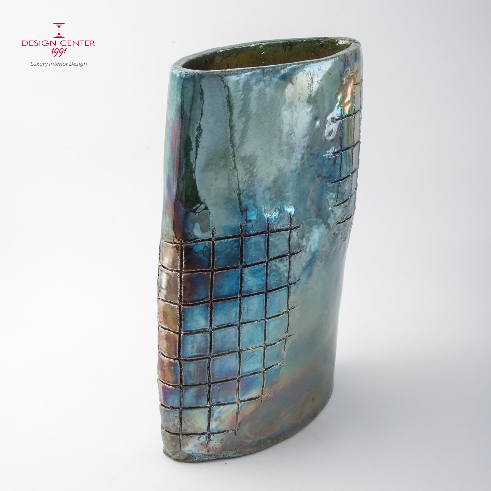 BAGLIORI A VENEZIA - Vaso scultura in ceramica raku - Pezzo unico di Nino Basso