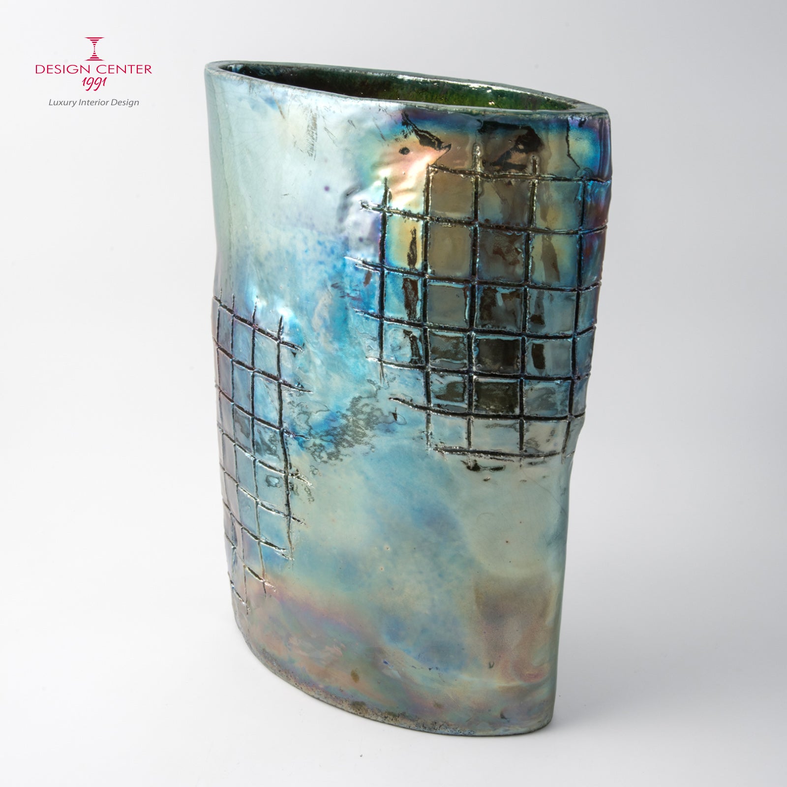 BAGLIORI A VENEZIA - Vaso scultura in ceramica raku - Pezzo unico di Nino Basso
