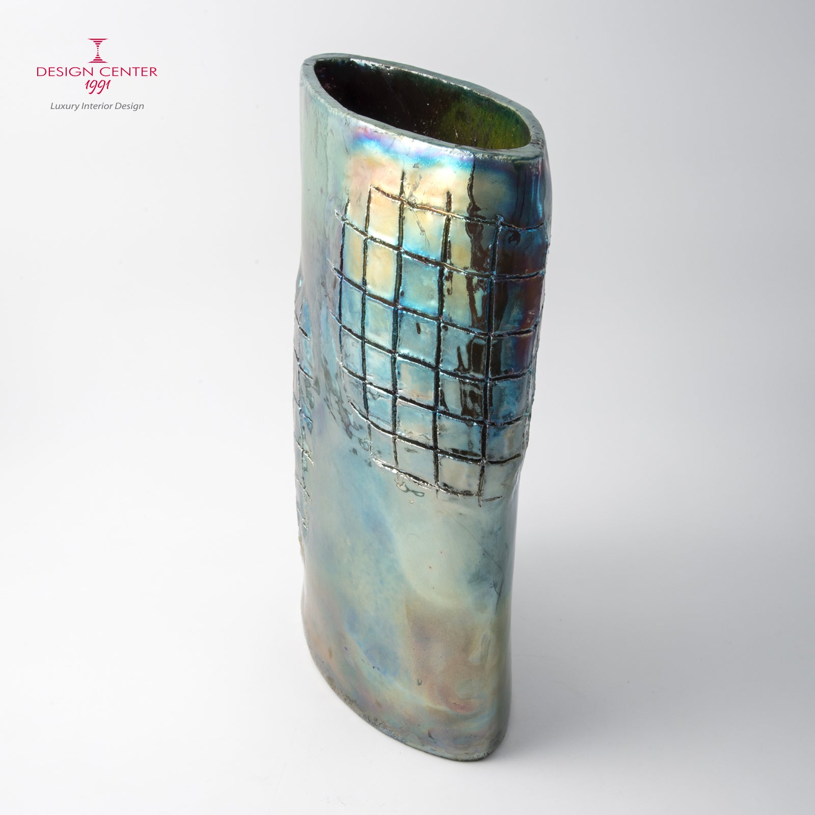 BAGLIORI A VENEZIA - Vaso scultura in ceramica raku - Pezzo unico di Nino Basso