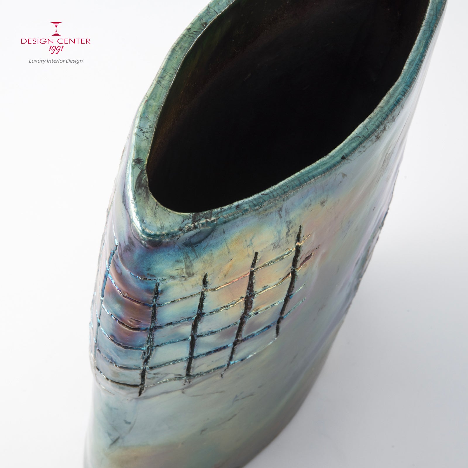 BAGLIORI A VENEZIA - Vaso scultura in ceramica raku - Pezzo unico di Nino Basso