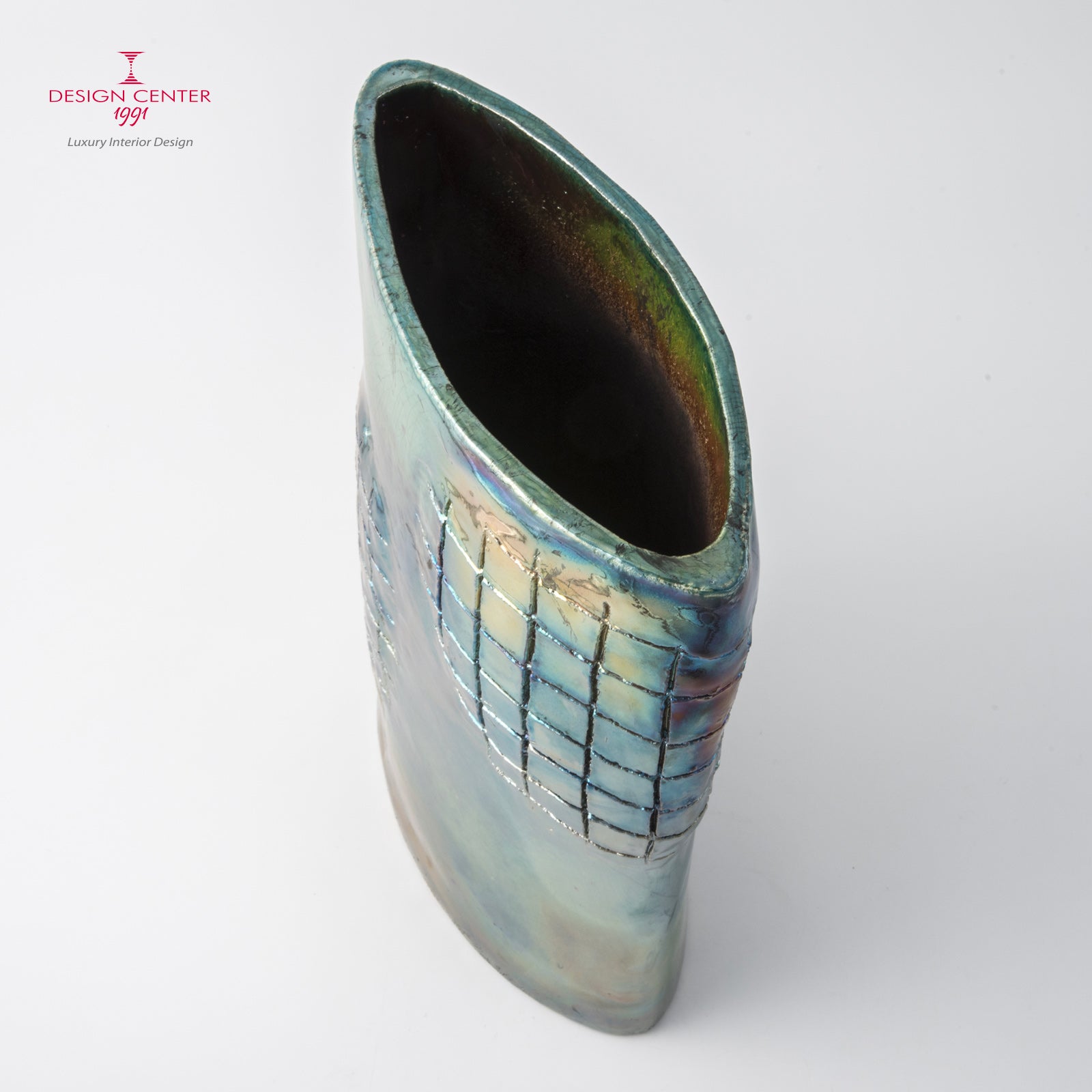 BAGLIORI A VENEZIA - Vaso scultura in ceramica raku - Pezzo unico di Nino Basso