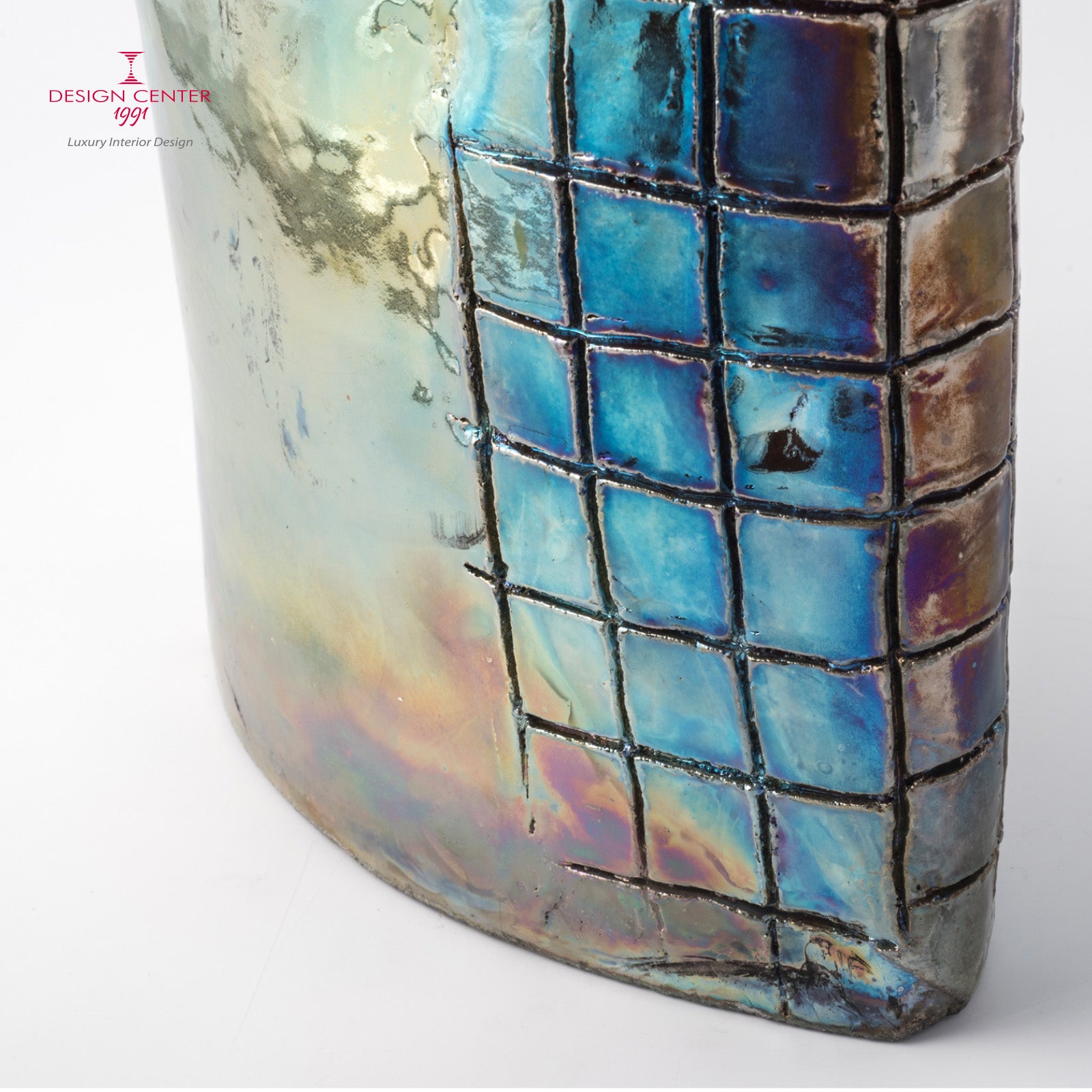 BAGLIORI A VENEZIA - Vaso scultura in ceramica raku - Pezzo unico di Nino Basso