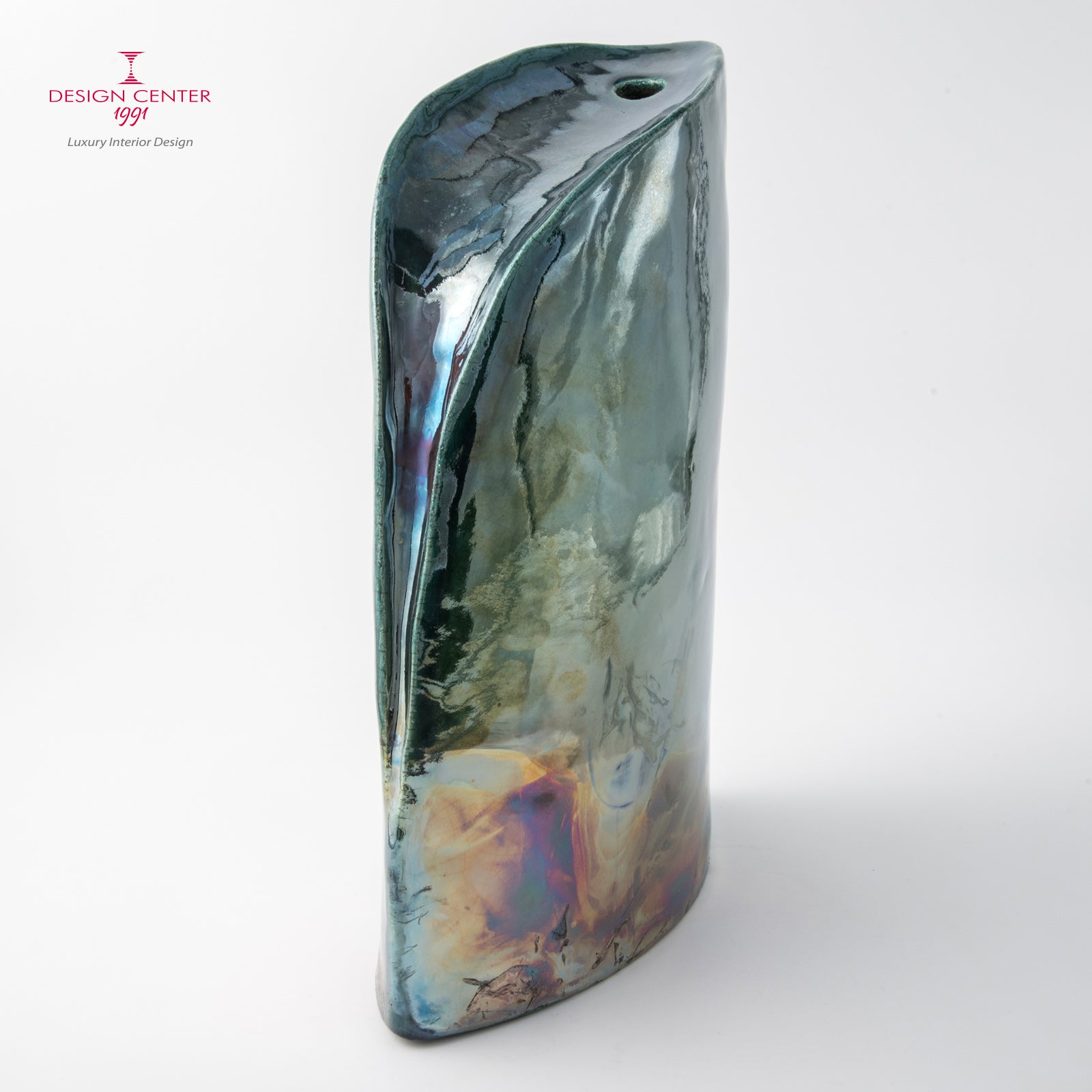 AURORA A POSITANO - Vaso scultura in ceramica raku - Pezzo unico di Nino Basso