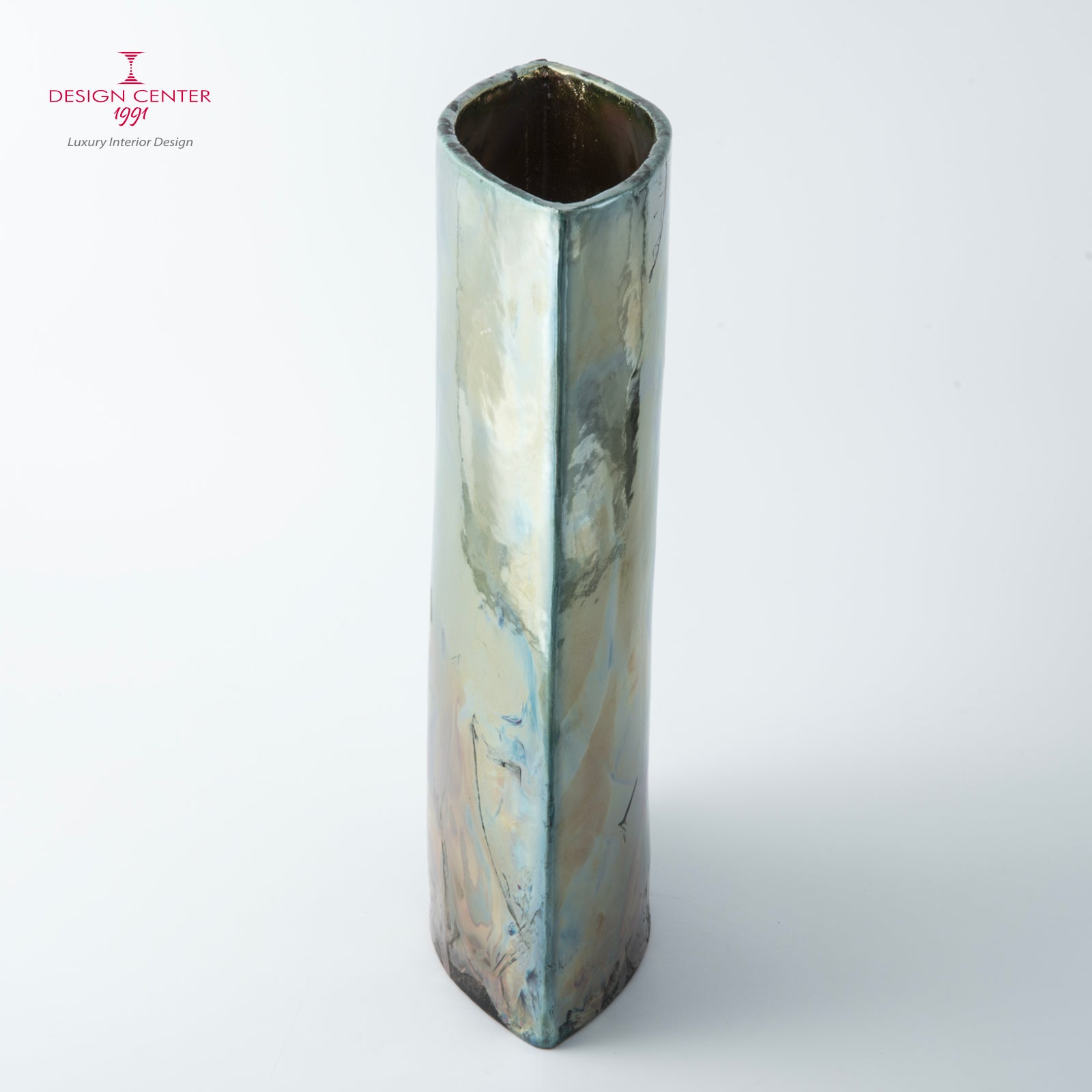 TRAMONTO A PORTOFINO - Vaso scultura in ceramica raku -  Pezzo unico di Nino Basso
