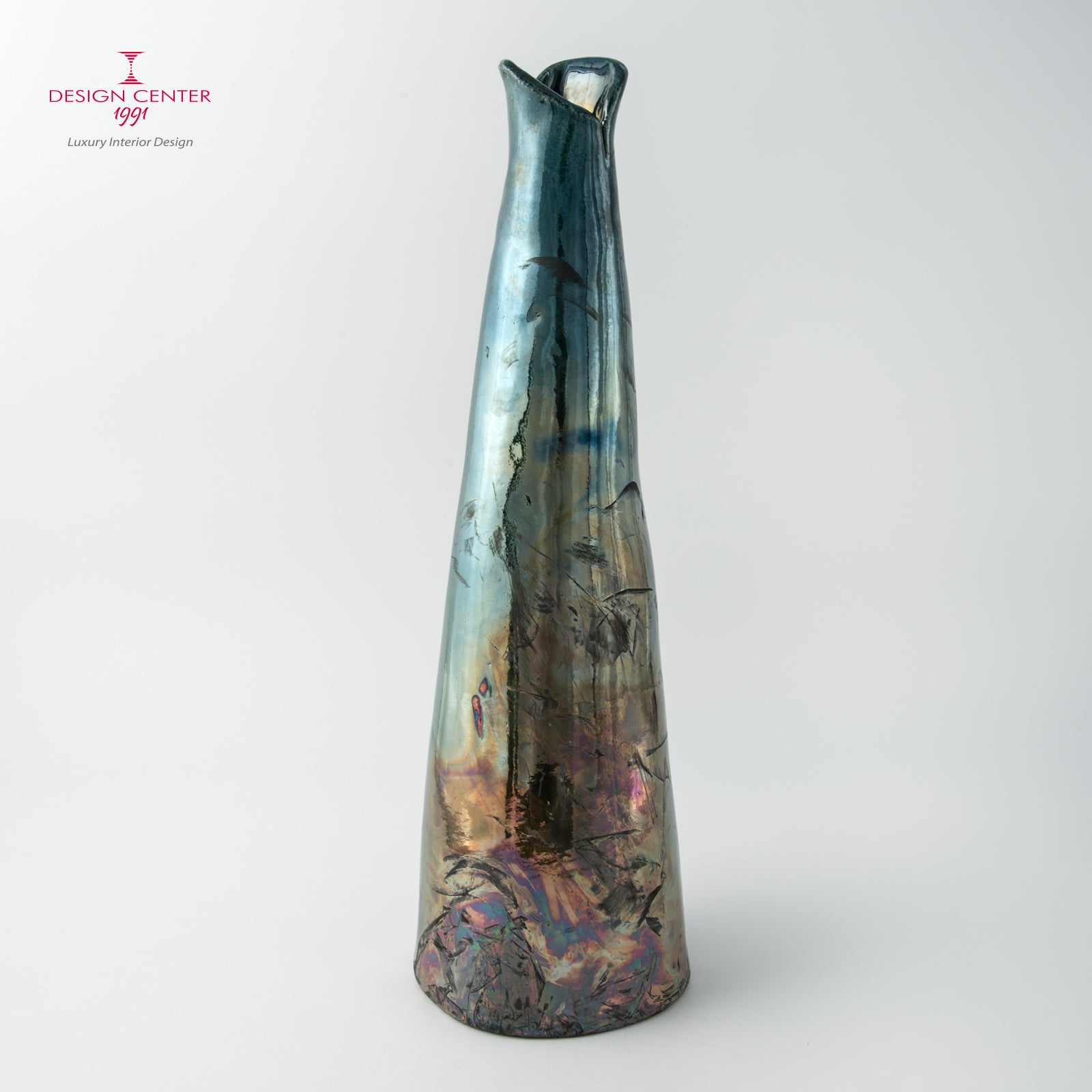 NOTTURNO A PORTOFINO - Vaso scultura in ceramica raku - Pezzo unico di Nino Basso