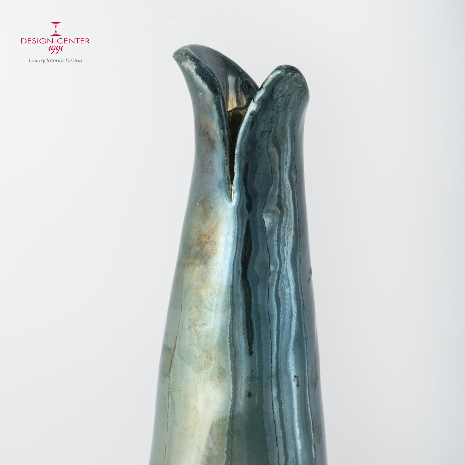 NOTTURNO A PORTOFINO - Vaso scultura in ceramica raku - Pezzo unico di Nino Basso