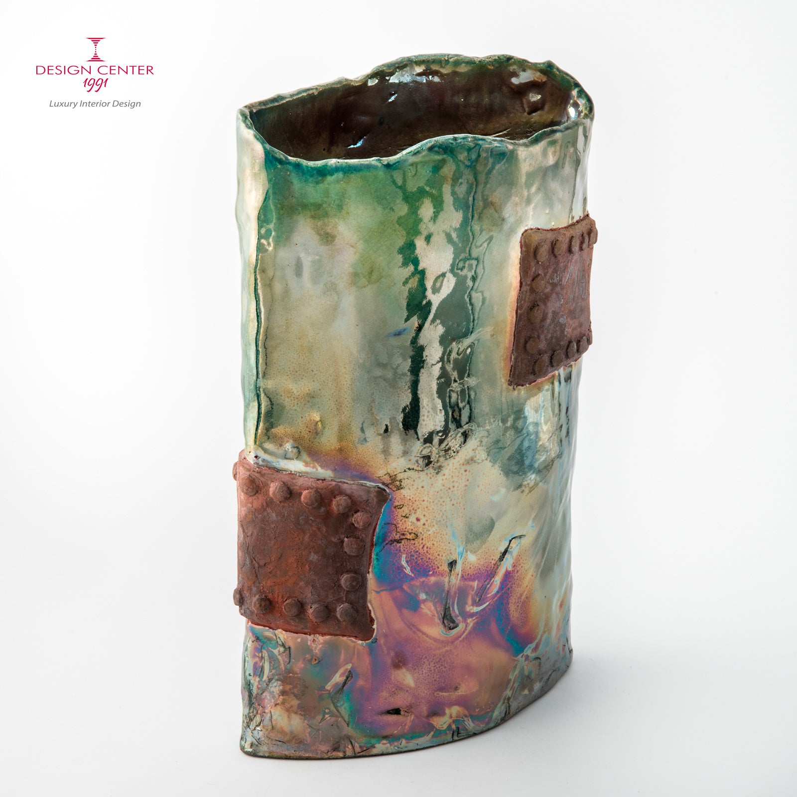 ANTICA LEGGENDA #1 - Vaso scultura in ceramica raku - Pezzo unico di Nino Basso