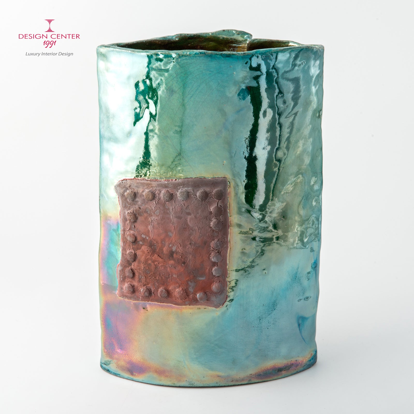 ANTICA LEGGENDA #2 - Vaso scultura in ceramica raku - Pezzo unico di Nino Basso