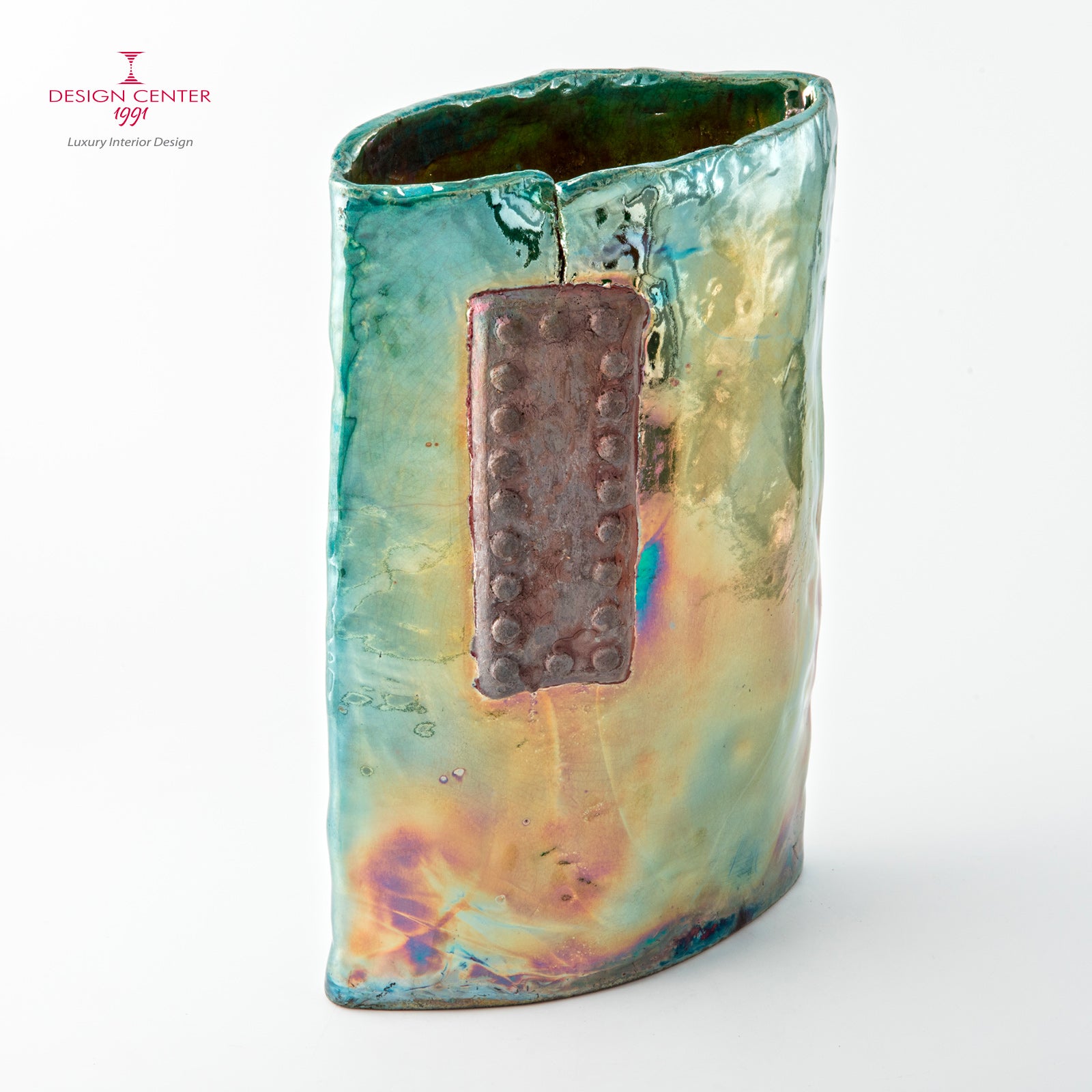 ANTICA LEGGENDA #2 - Vaso scultura in ceramica raku - Pezzo unico di Nino Basso