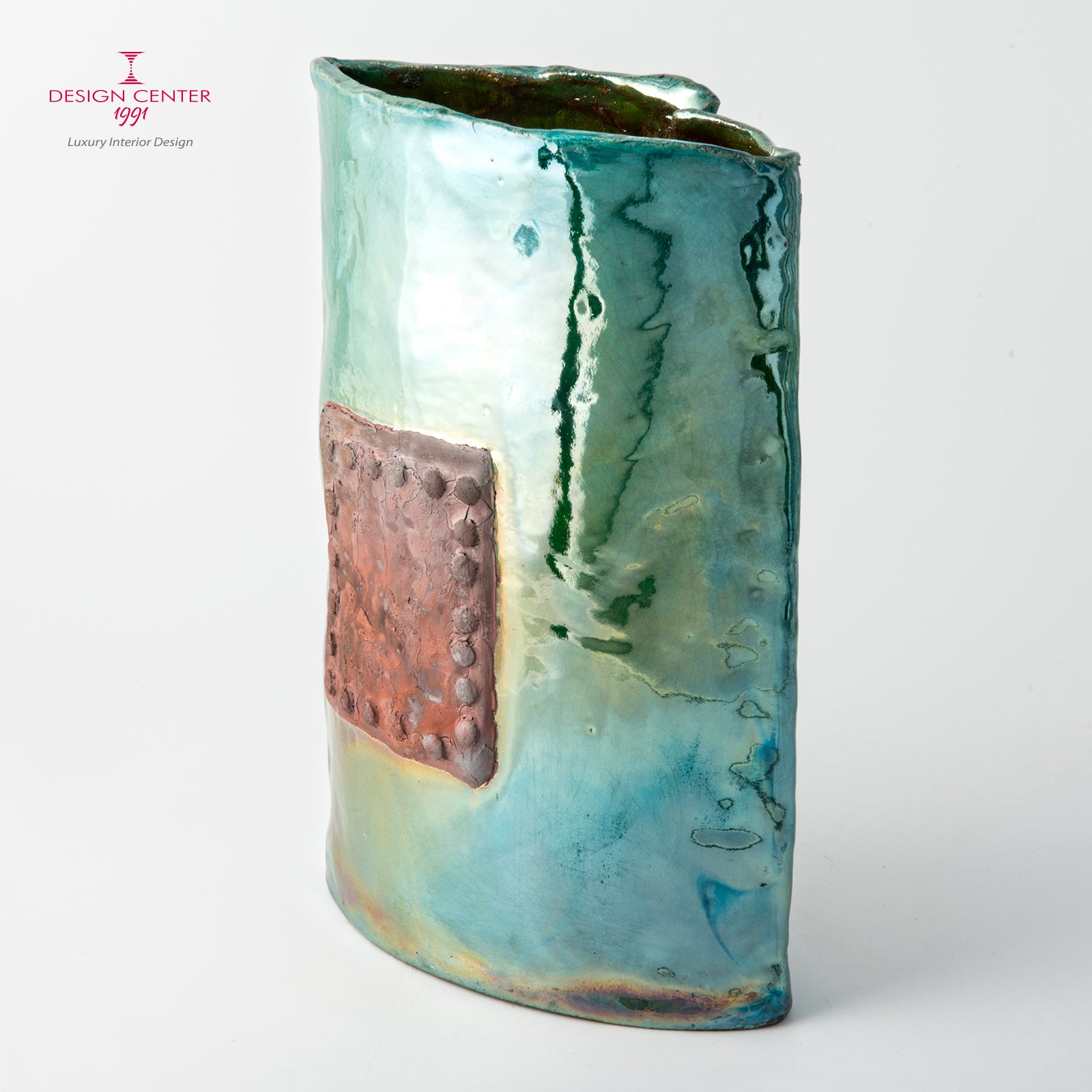 ANTICA LEGGENDA #2 - Vaso scultura in ceramica raku - Pezzo unico di Nino Basso