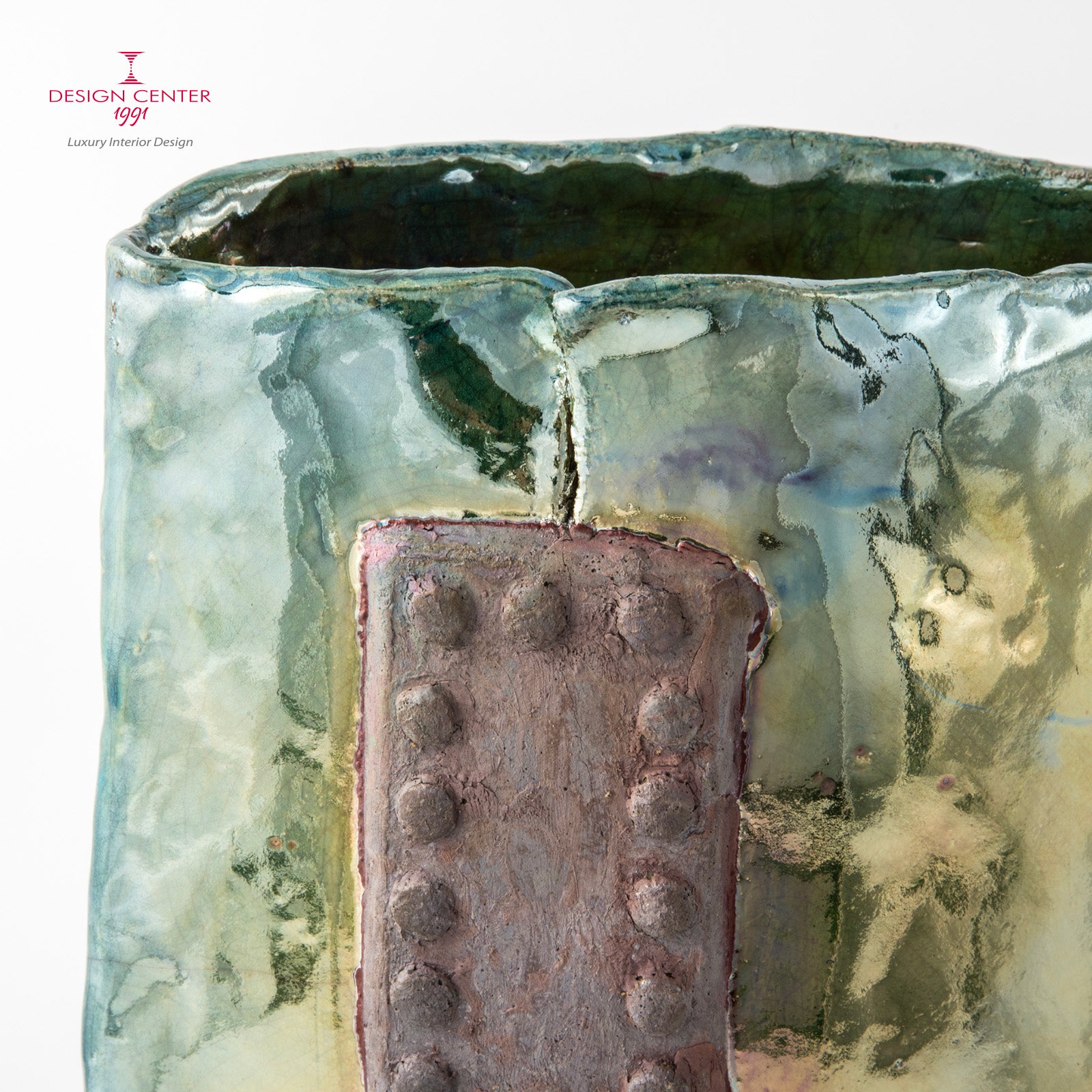 ANTICA LEGGENDA #2 - Vaso scultura in ceramica raku - Pezzo unico di Nino Basso