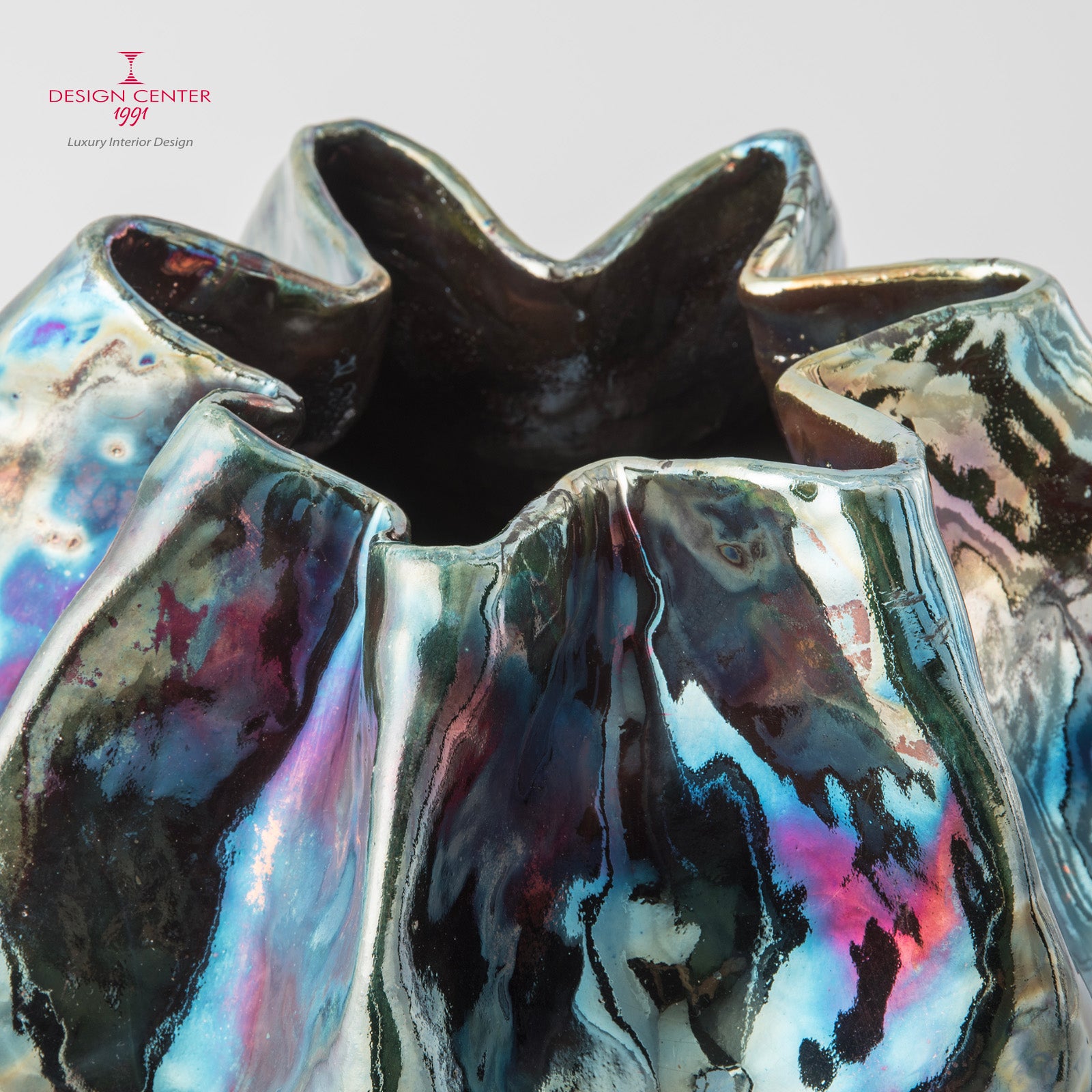 IL GIARDINO DEI SEGRETI - Vaso scultura in ceramica raku - Pezzo unico di Nino Basso