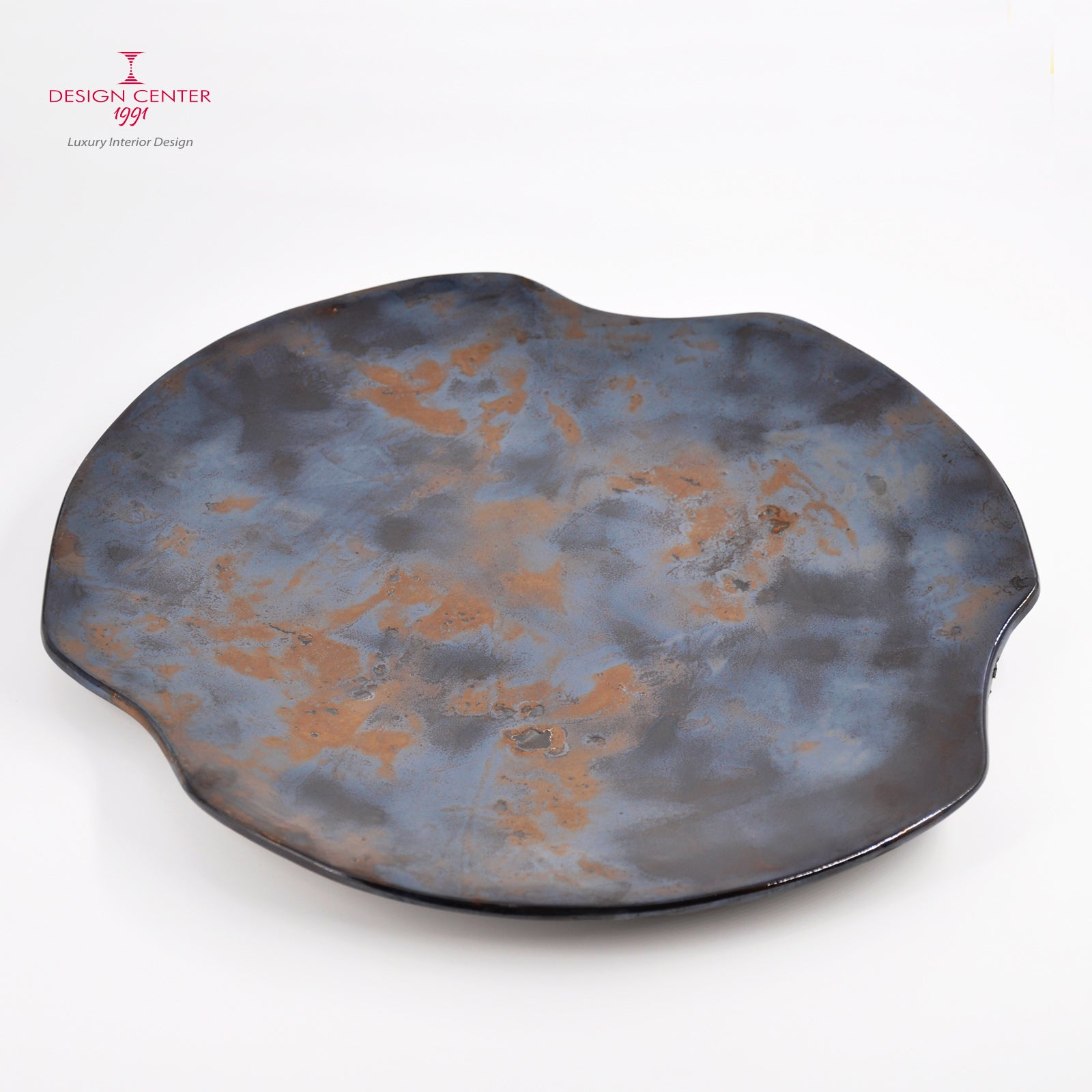NOTTE STELLATA  #2 -  Piatto decorativo in ceramica - Pezzo unico di Nino Basso