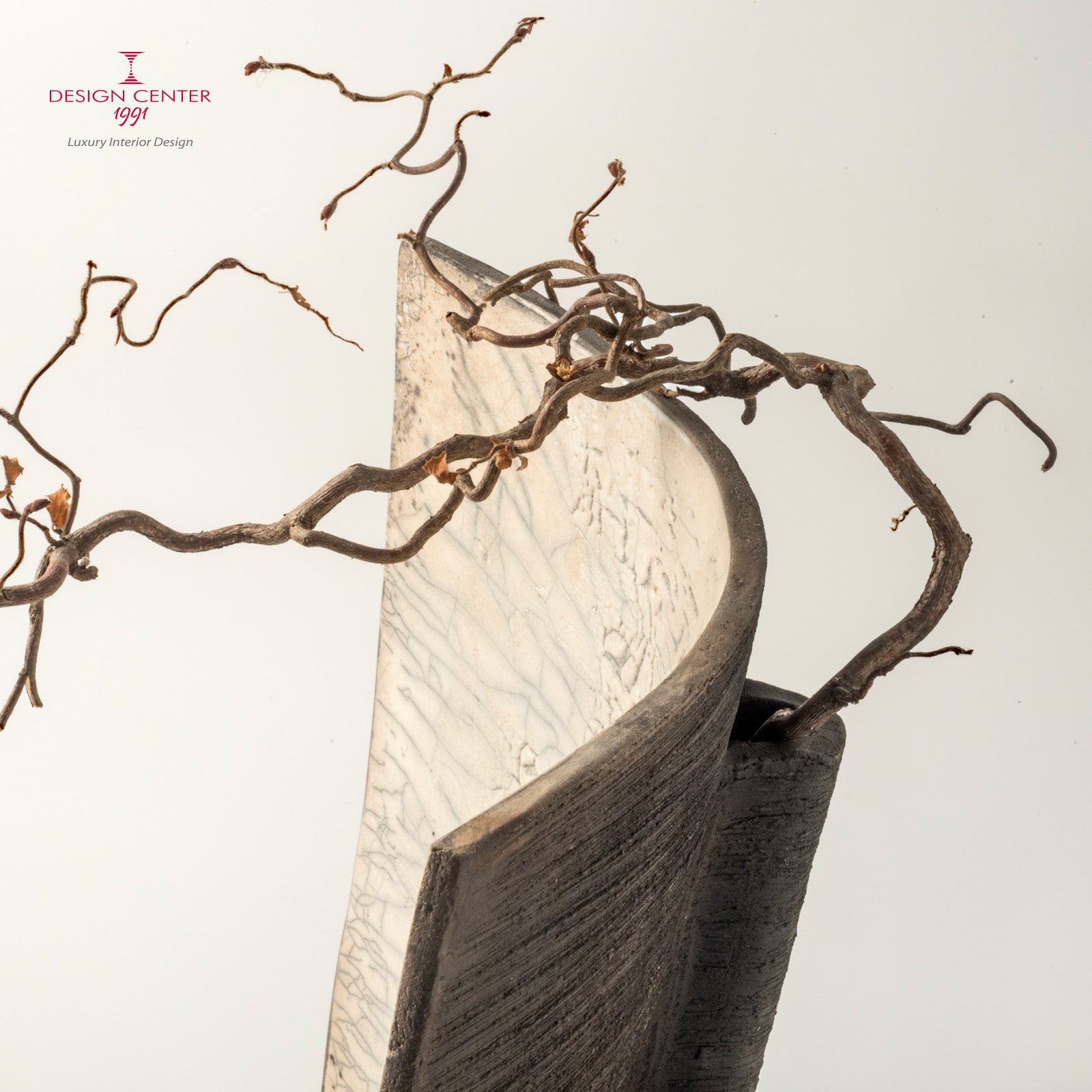 ATMOSFERA ZEN - Vaso scultura in ceramica raku - Pezzo unico di Nino Basso