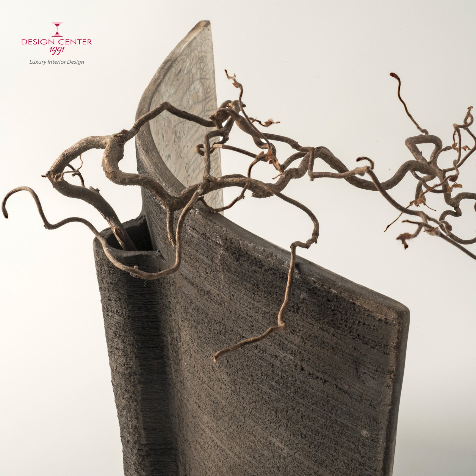 ATMOSFERA ZEN - Vaso scultura in ceramica raku - Pezzo unico di Nino Basso
