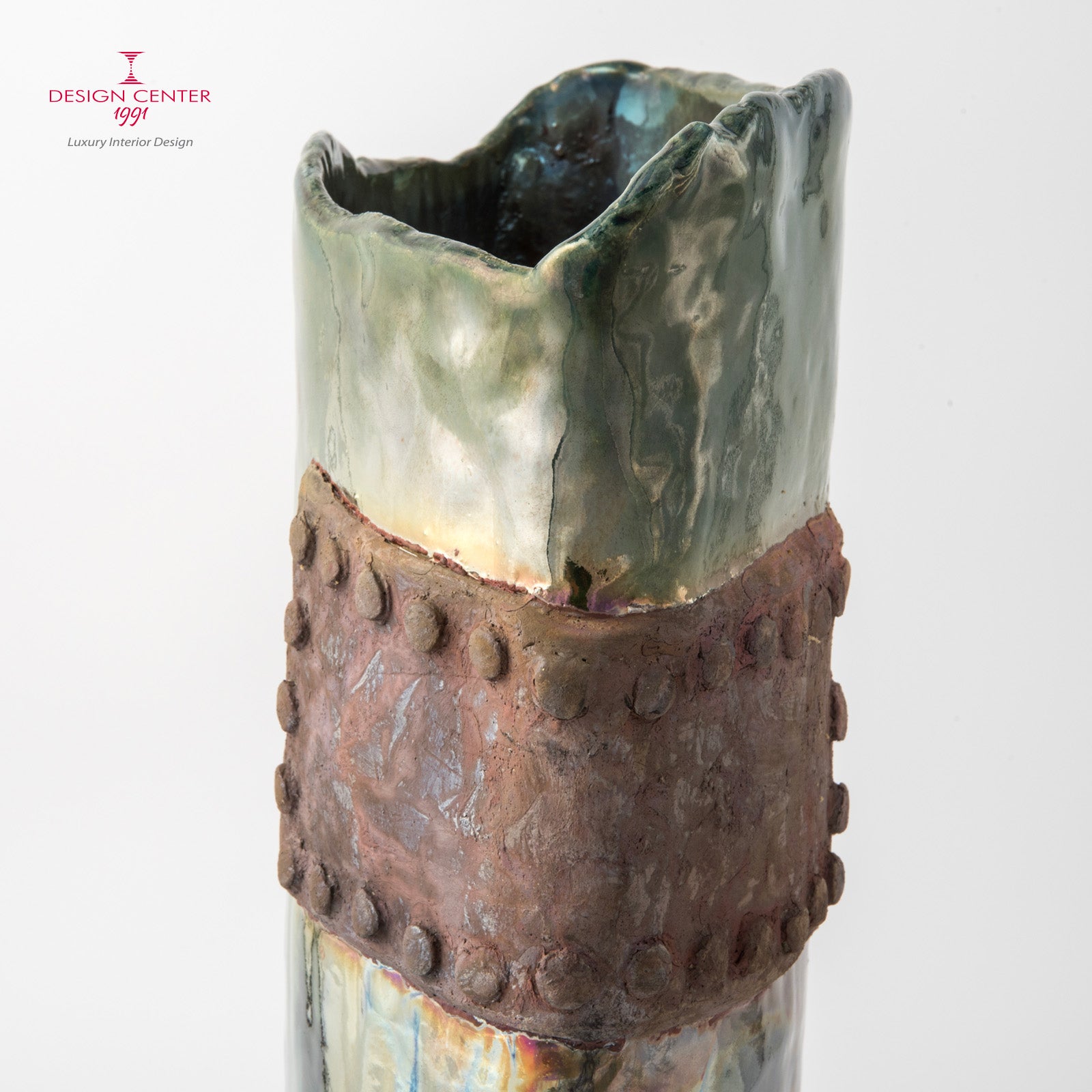 ANTICA LEGGENDA #1 - Vaso scultura in ceramica raku - Pezzo unico di Nino Basso