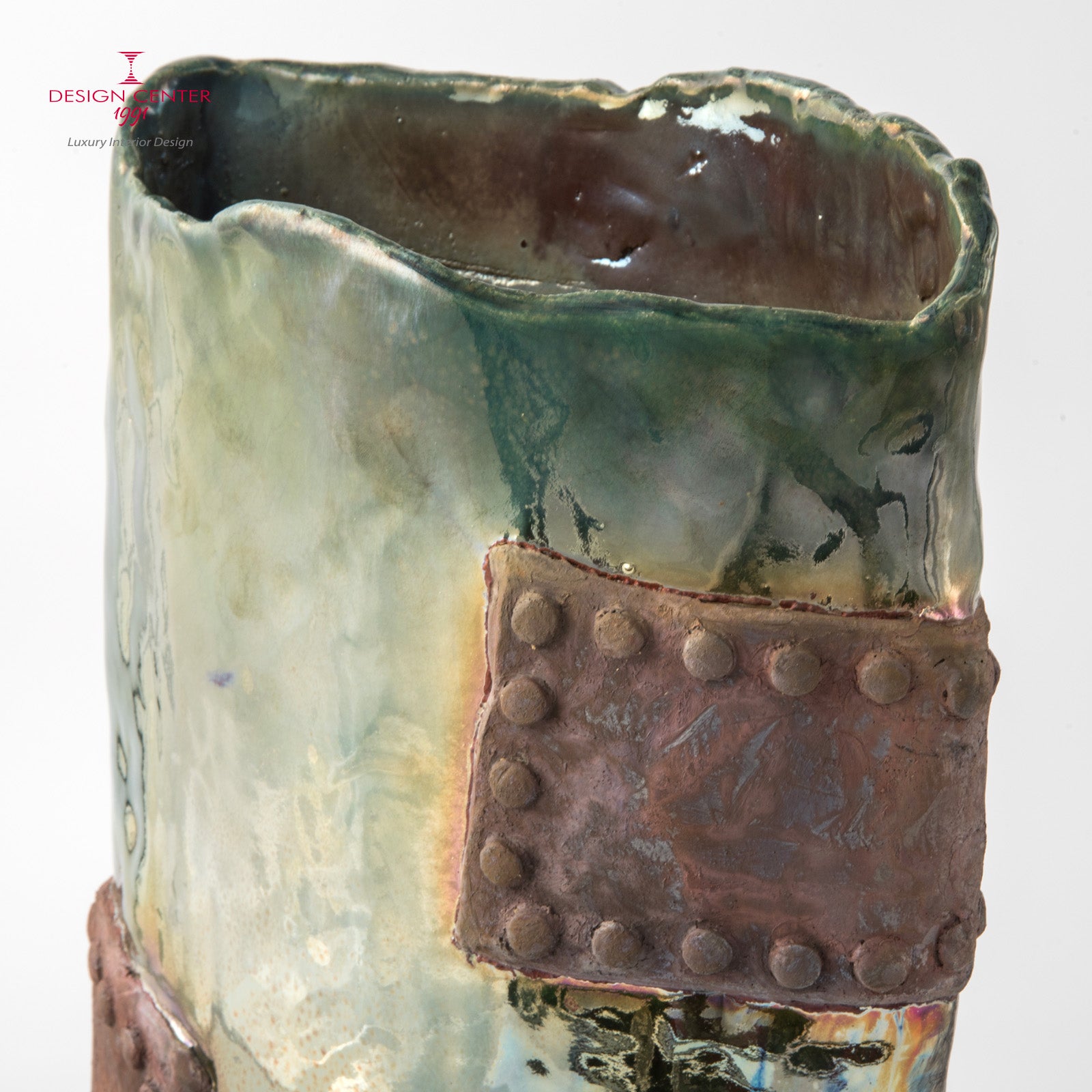 ANTICA LEGGENDA #1 - Vaso scultura in ceramica raku - Pezzo unico di Nino Basso