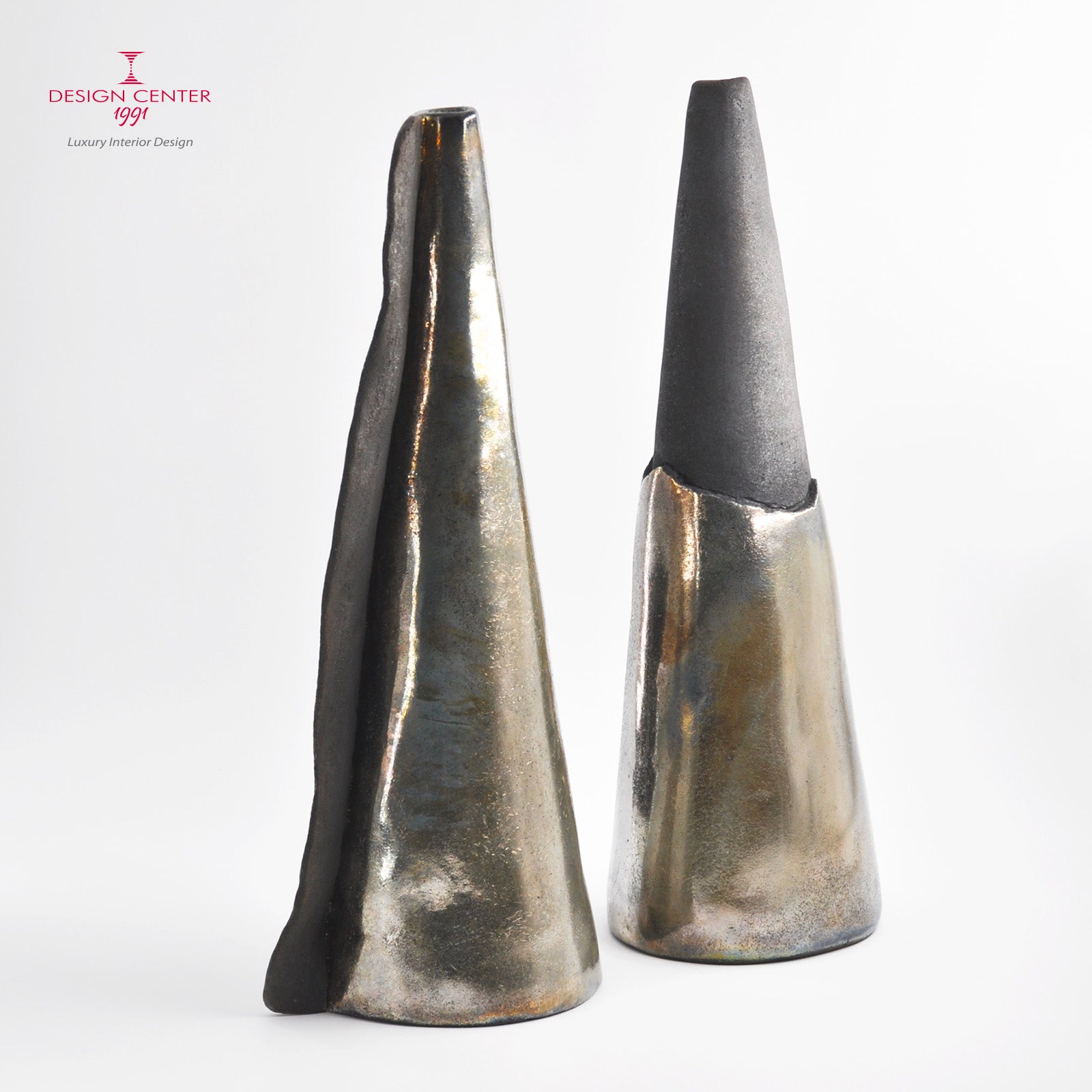 CANTO ALL'ALBA  #2 - Vaso scultura in ceramica Raku - Pezzo unico di Nino Basso