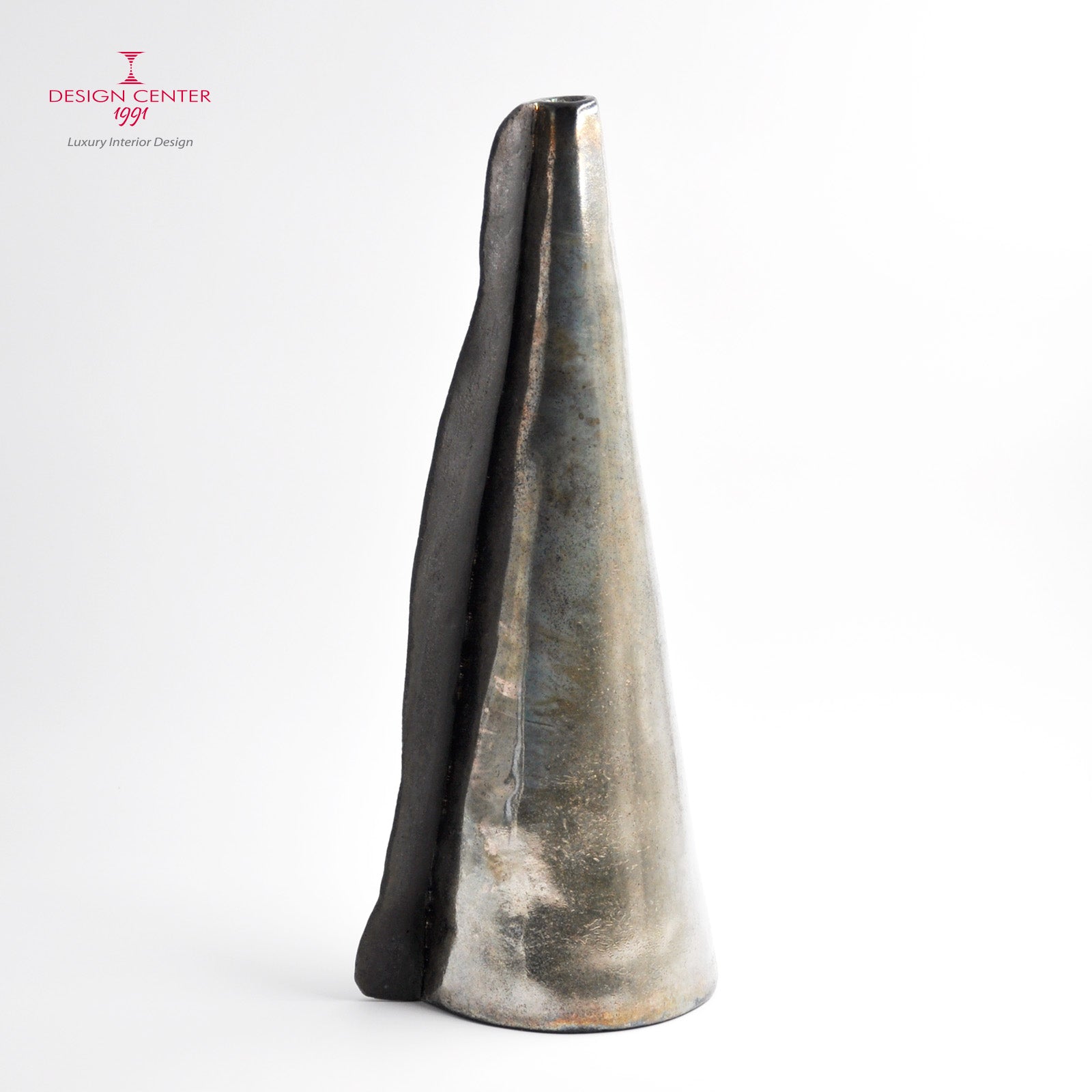 CANTO ALL'ALBA  #2 - Vaso scultura in ceramica Raku - Pezzo unico di Nino Basso