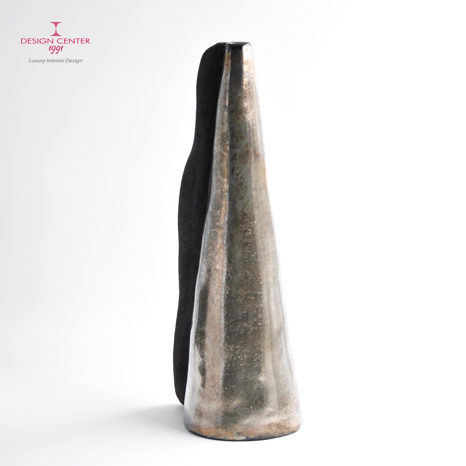 CANTO ALL'ALBA  #2 - Vaso scultura in ceramica Raku - Pezzo unico di Nino Basso