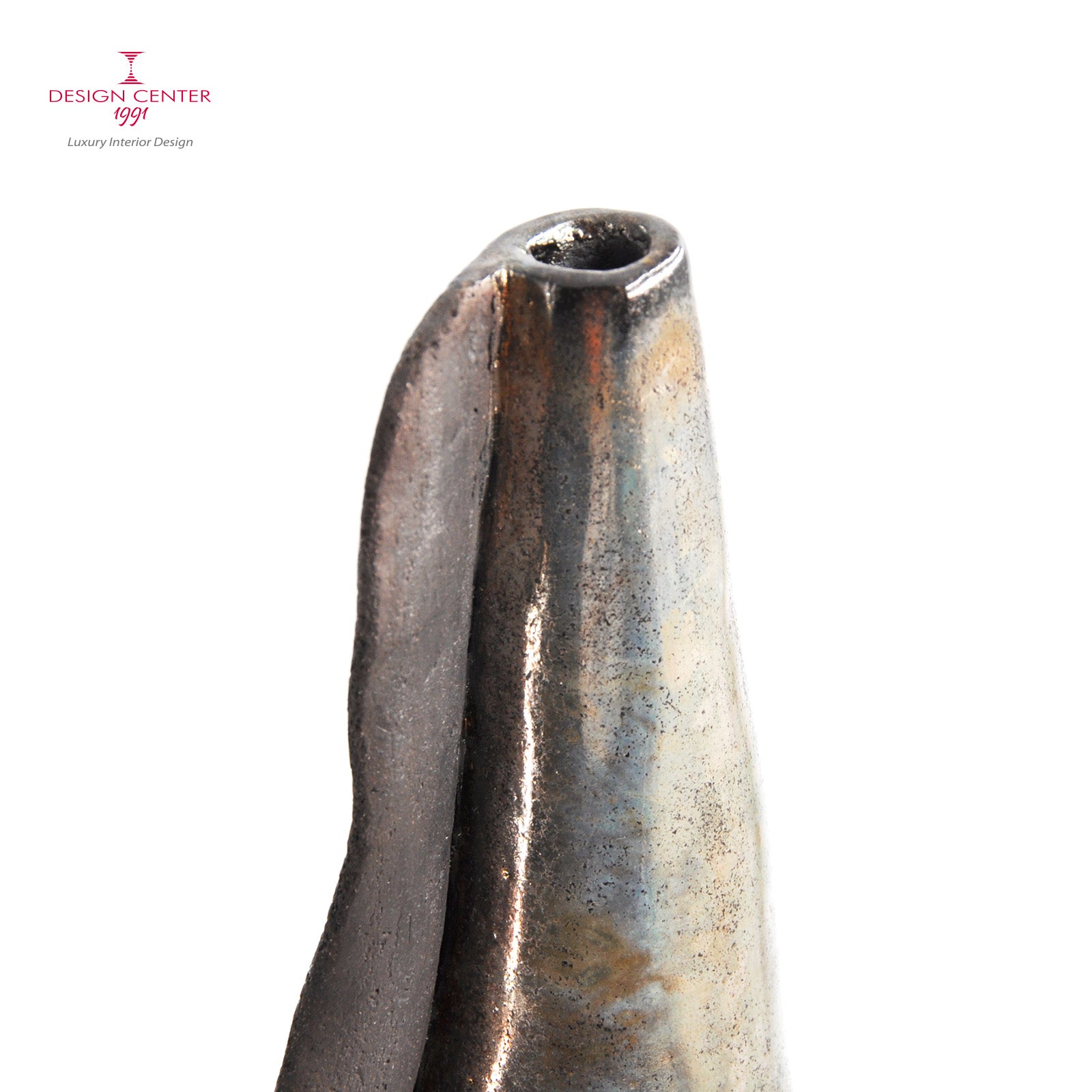 CANTO ALL'ALBA  #2 - Vaso scultura in ceramica Raku - Pezzo unico di Nino Basso