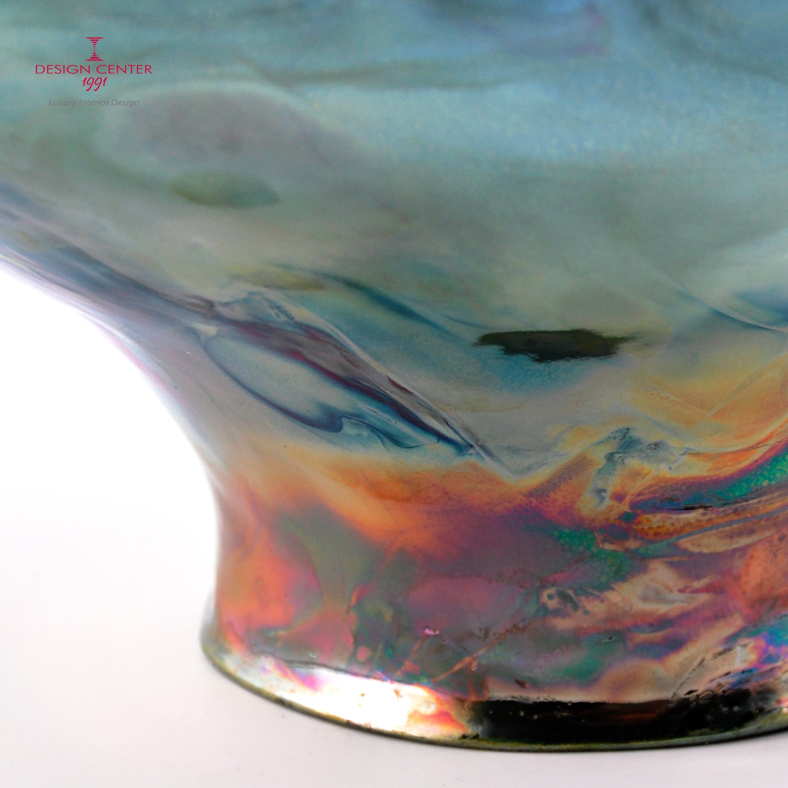 SPLENDIDO VERDE - Vaso scultura in ceramica Raku - Pezzo unico di Nino Basso