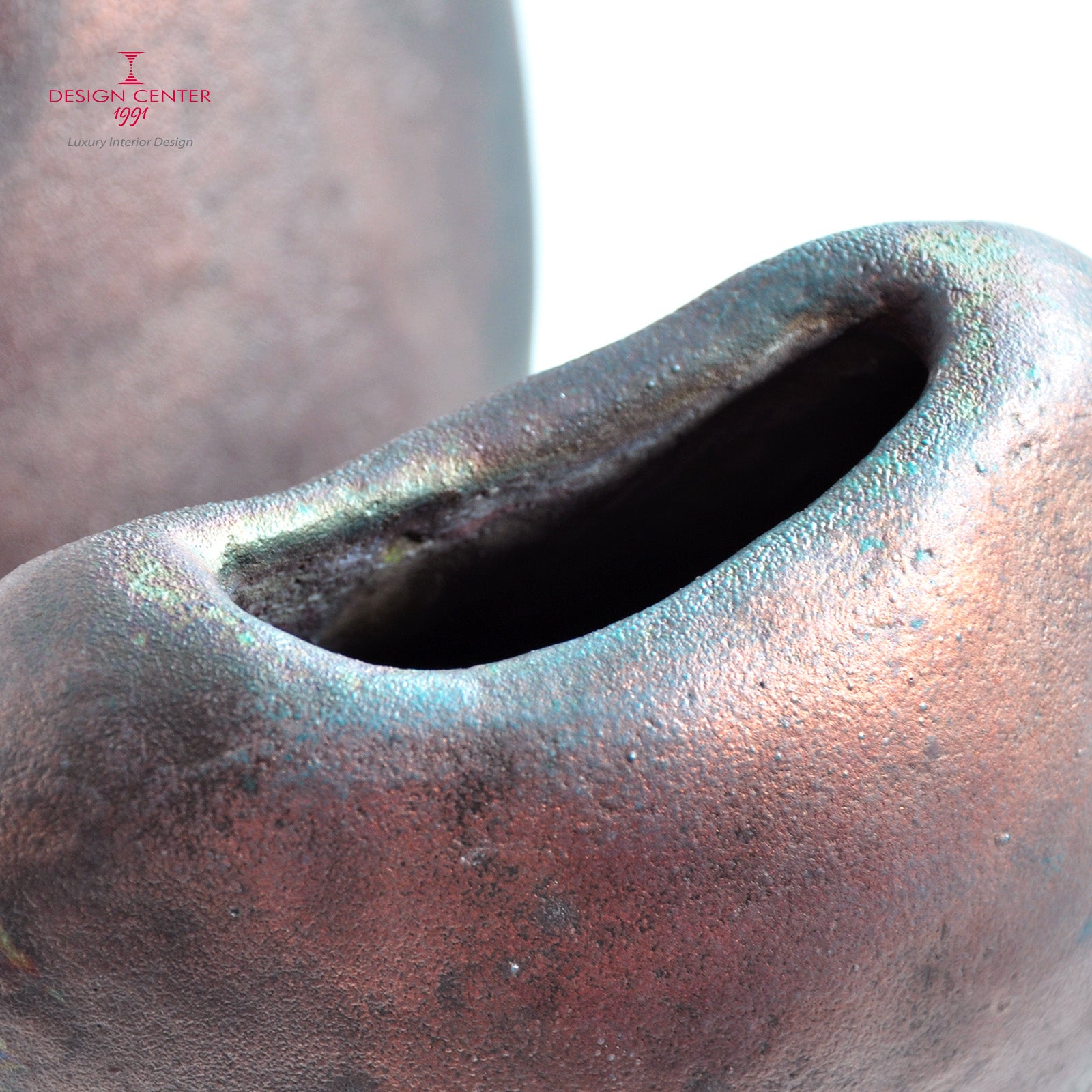 INTRECCIO SILENTE - Scultura in ceramica Raku - Pezzo unico di Nino Basso