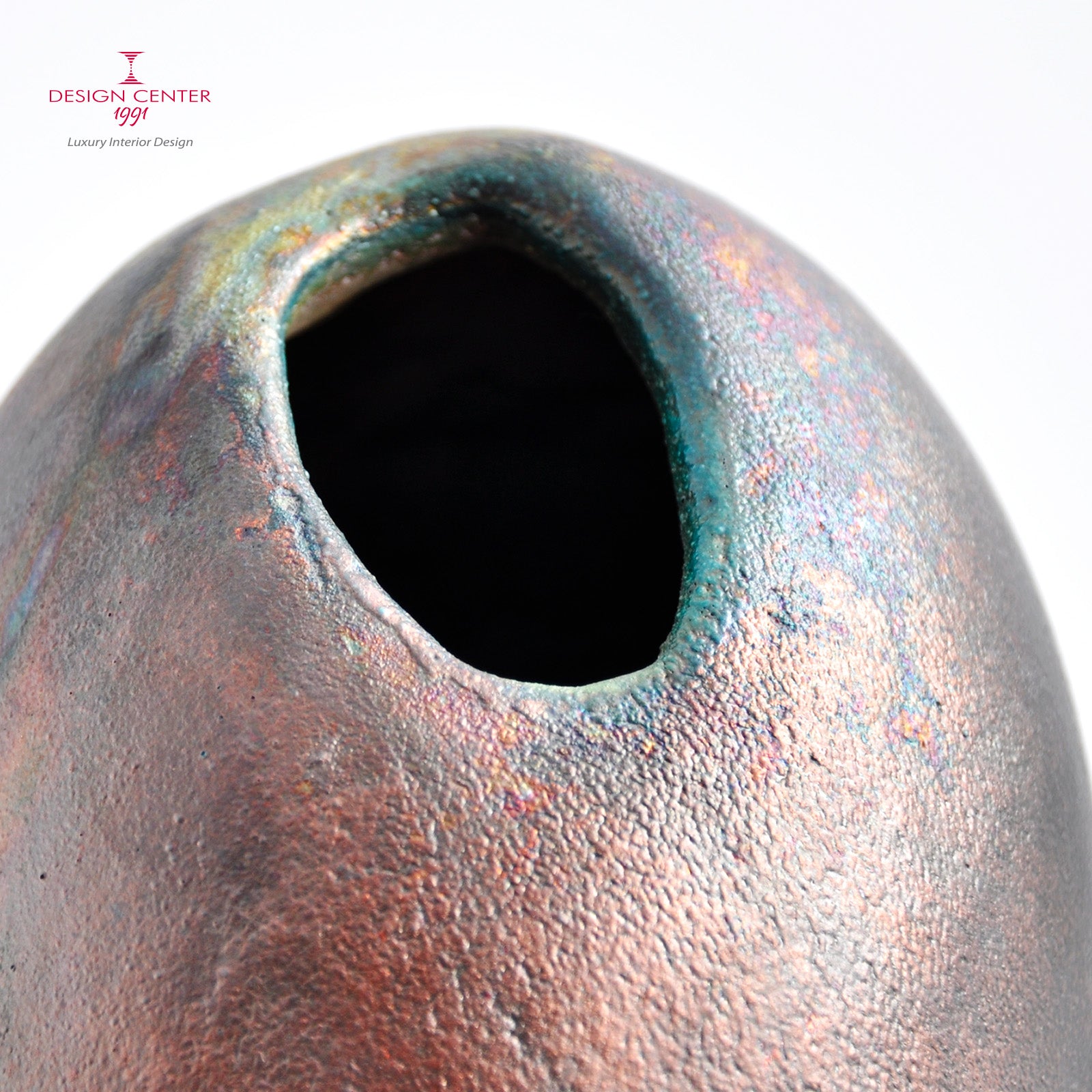 INTRECCIO SILENTE - Scultura in ceramica Raku - Pezzo unico di Nino Basso