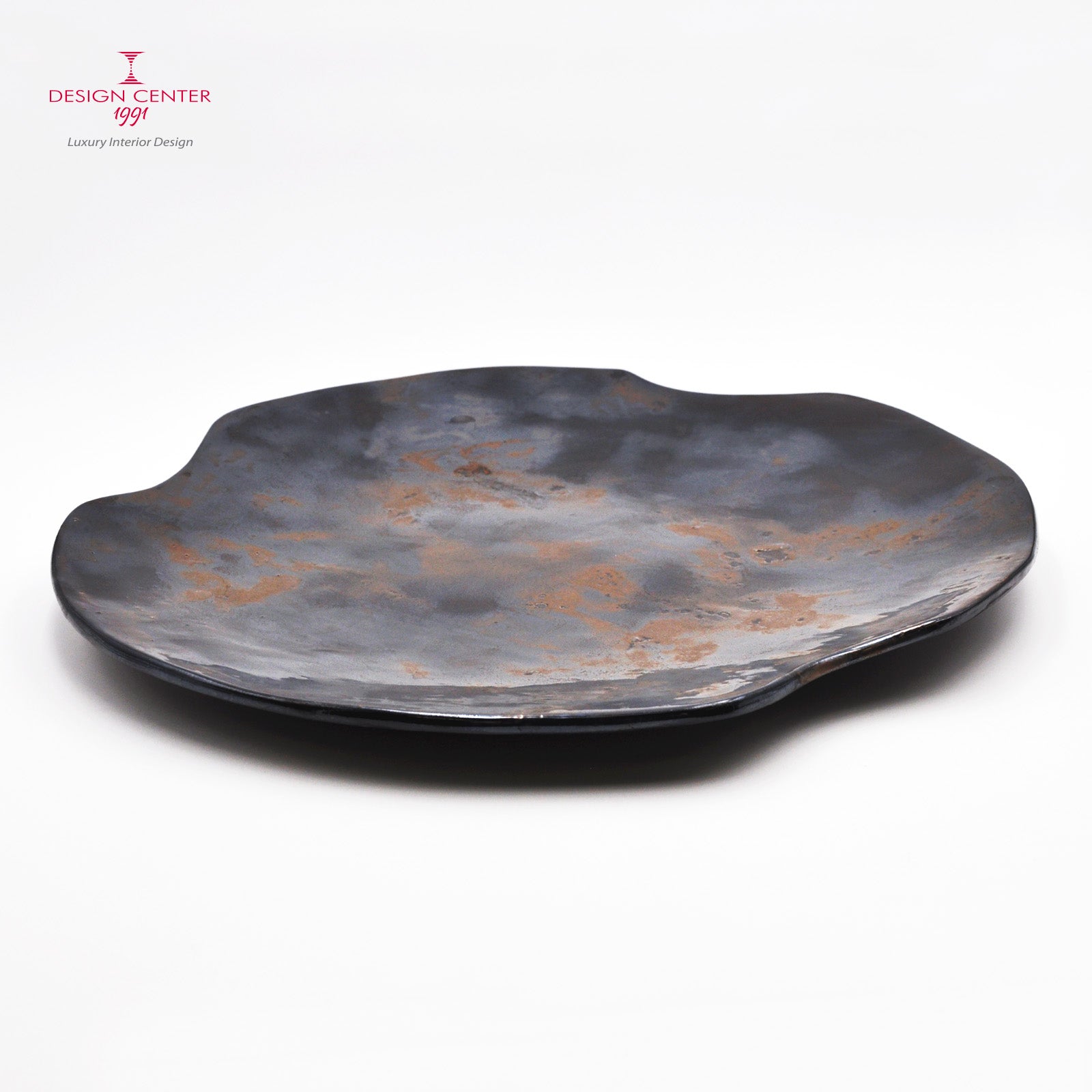 NOTTE STELLATA  #2 -  Piatto decorativo in ceramica - Pezzo unico di Nino Basso