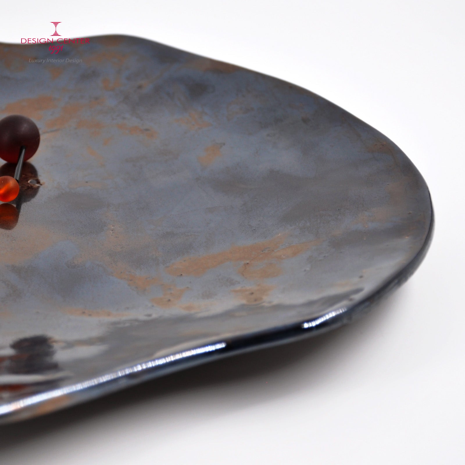 NOTTE STELLATA  #2 -  Piatto decorativo in ceramica - Pezzo unico di Nino Basso