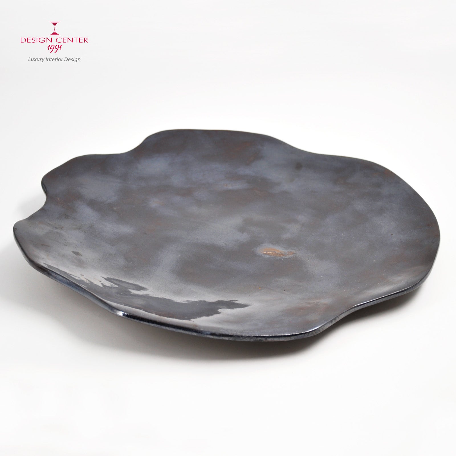 NOTTE STELLATA  #3 - Piatto decorativo in ceramica - Pezzo unico di Nino Basso