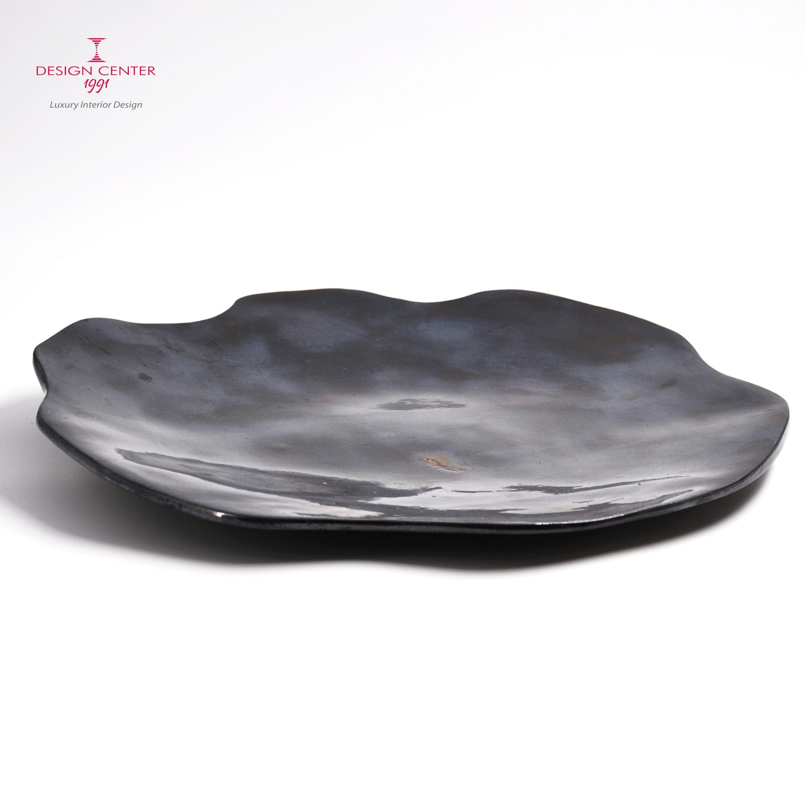 NOTTE STELLATA  #3 - Piatto decorativo in ceramica - Pezzo unico di Nino Basso