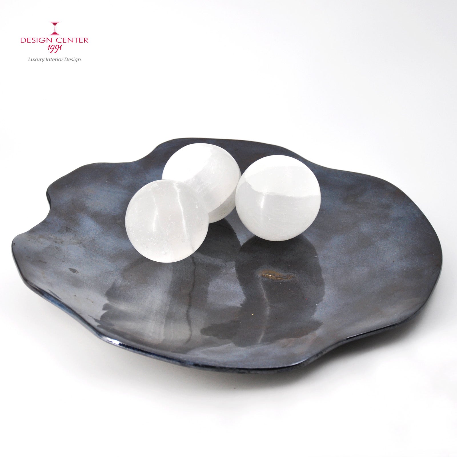 NOTTE STELLATA  #3 - Piatto decorativo in ceramica - Pezzo unico di Nino Basso