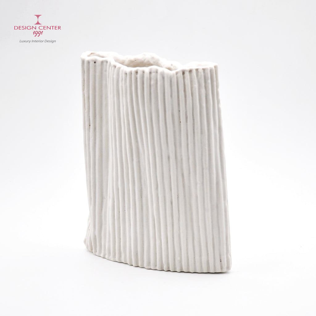 PAESAGGIO 18 - Vaso-scultura in porcellana paperclay e smalto veneziano #2 - Pezzo unico di Nino Basso