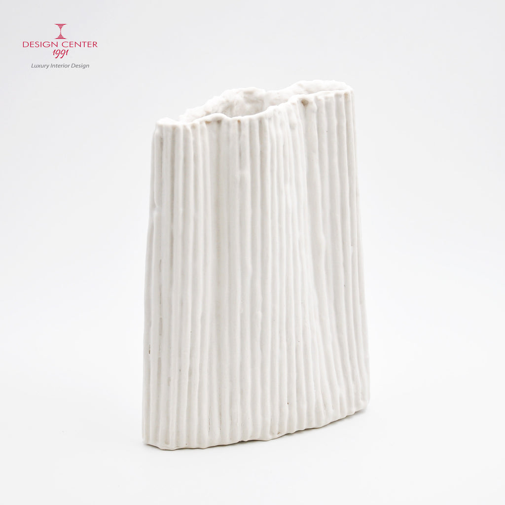 PAESAGGIO 18 - Vaso scultura in porcellana paperclay e smalto veneziano #1 - Pezzo unico di Nino Basso