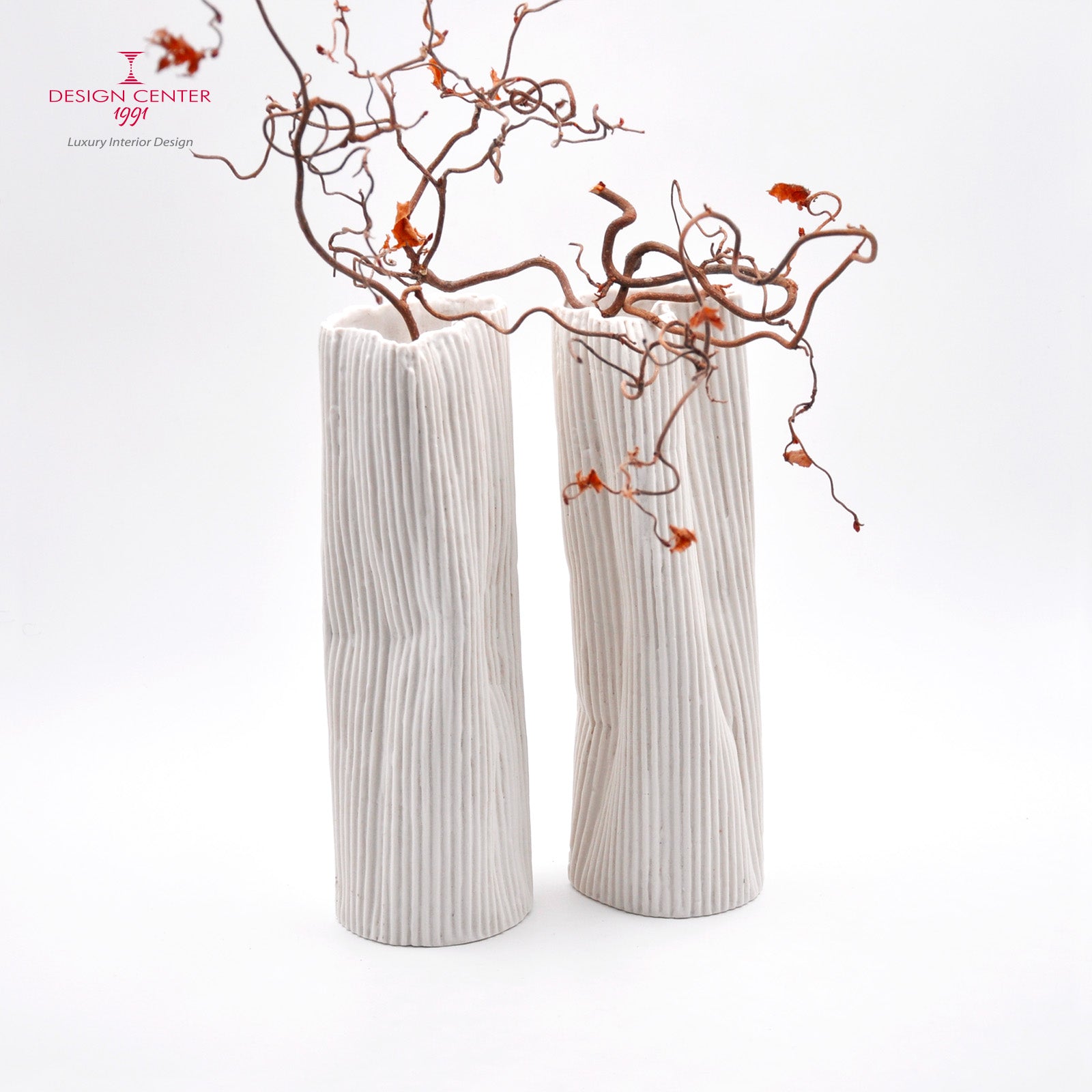 PAESAGGIO 19 - Coppia vasi in porcellana paperclay  #3 - Set unico di Nino Basso