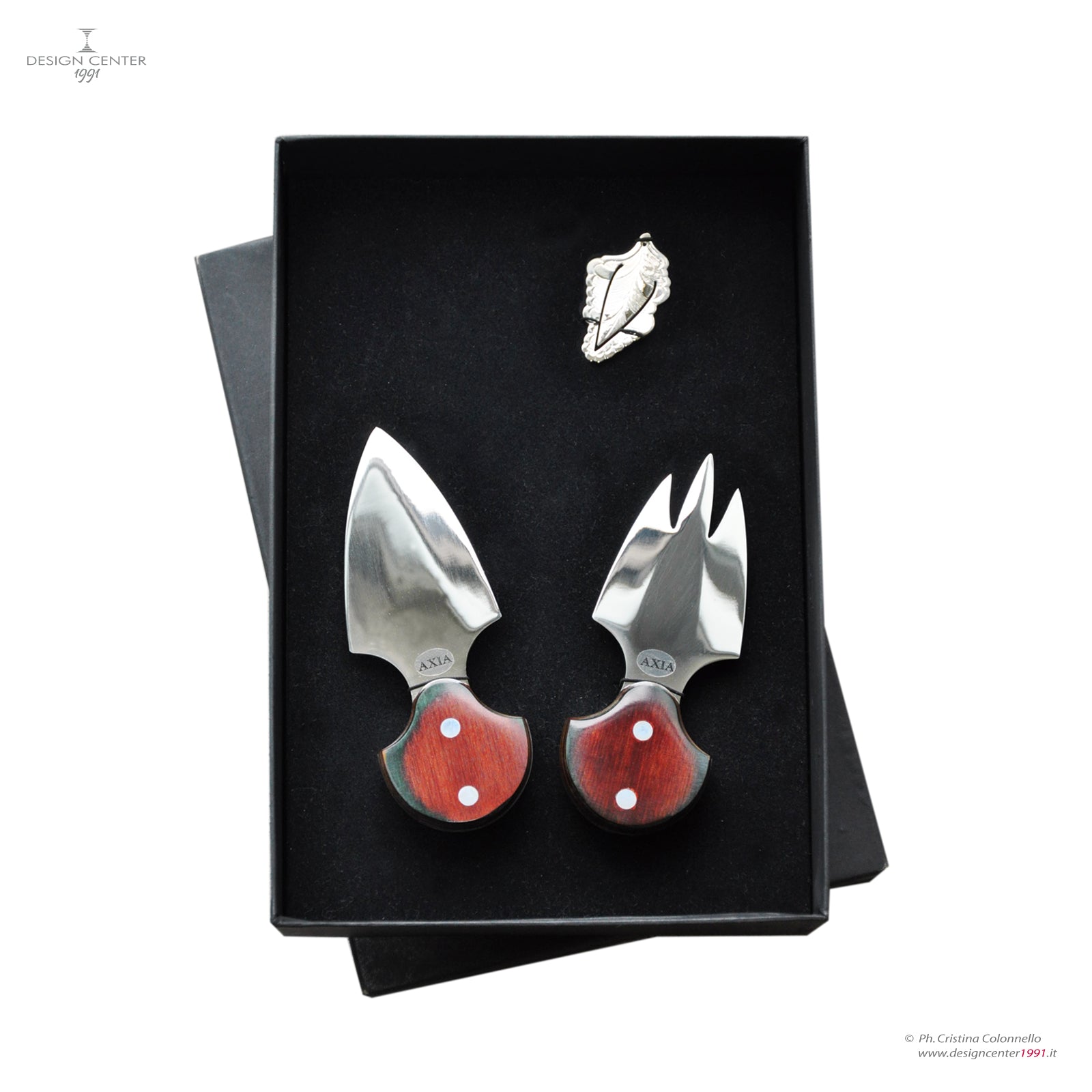 DAMASCO - Set 2 coltelli da formaggio - Collezione Coltelli di design