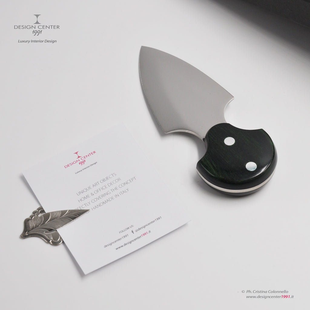 DAMASCO - Coltello per formaggio con lama a scudo - Design funzionale