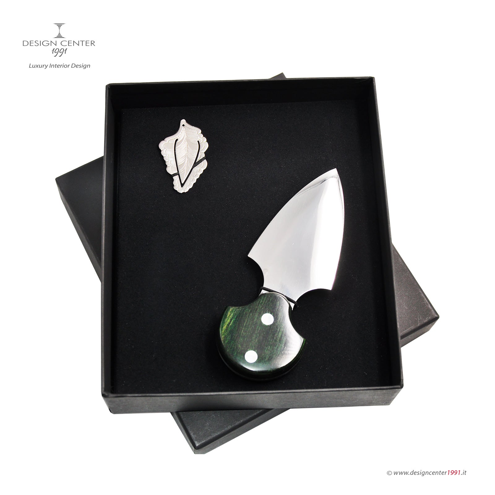 DAMASCO - Coltello per formaggio con lama a scudo - Design funzionale